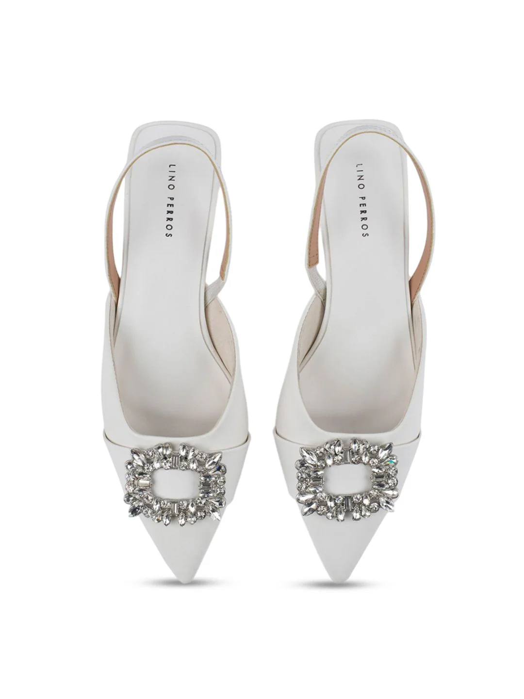 Lino Perros Women Embellished Kitten Pumps - Image 7