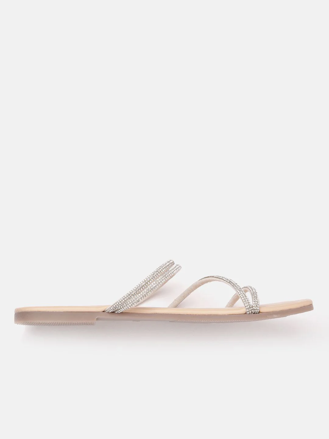 Lino Perros Women Embellished One Toe Flats - Image 2