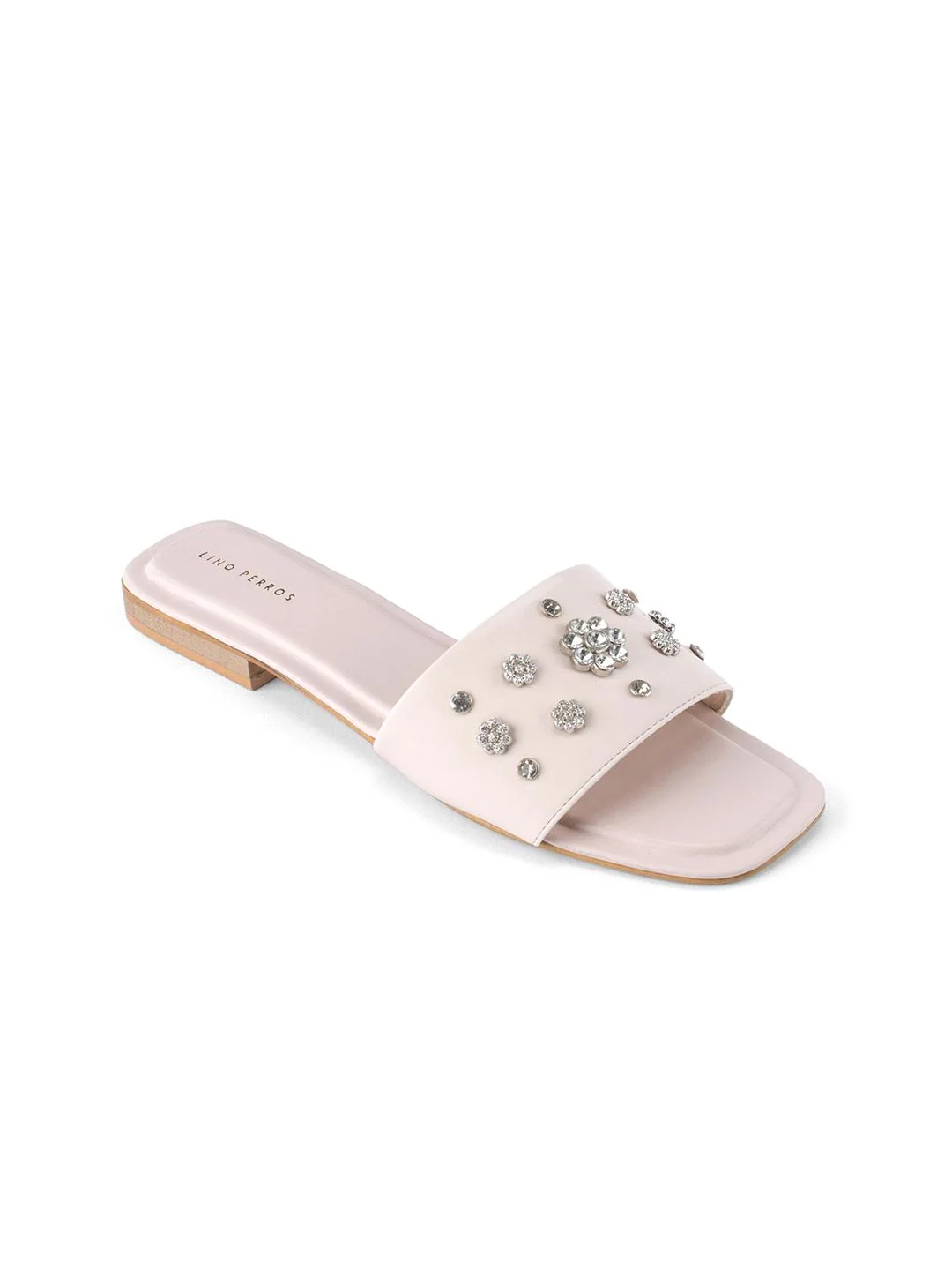 Lino Perros Women Embellished Open Toe Flats - Image 3