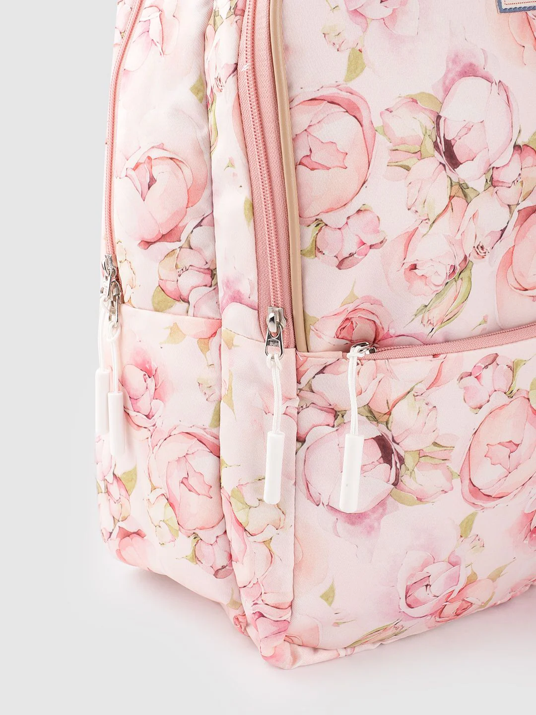 Lino Perros Women Floral Print Backpack - Image 4