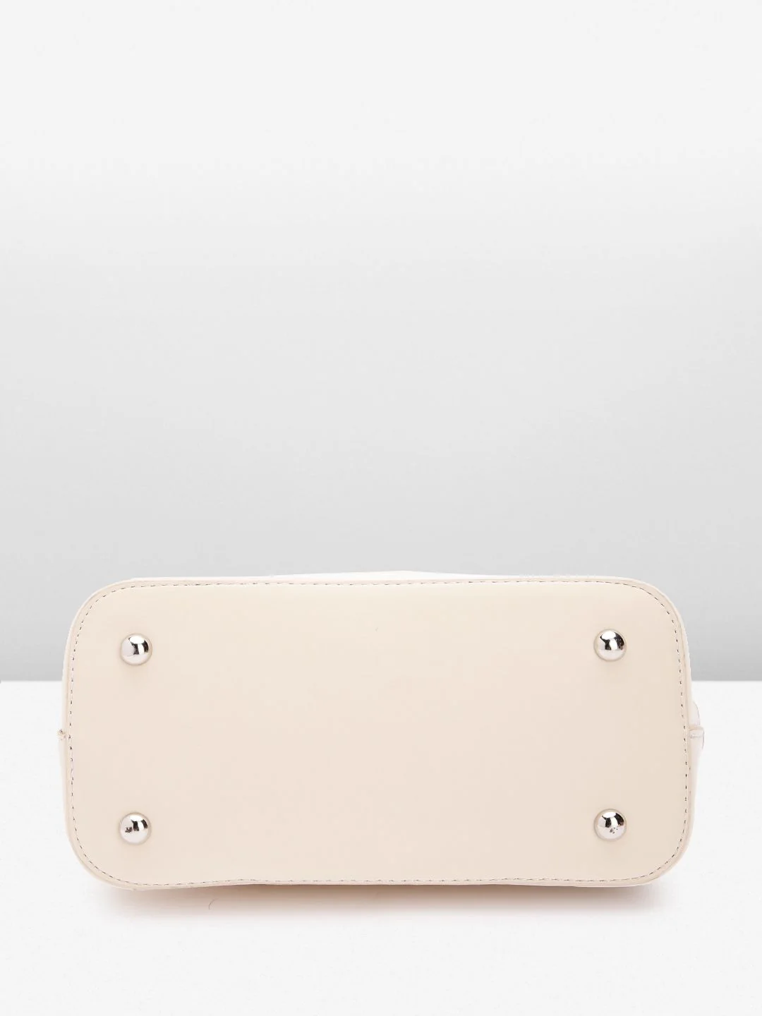 Lino Perros Women Floral Textured Structured Handheld Bag - Image 5