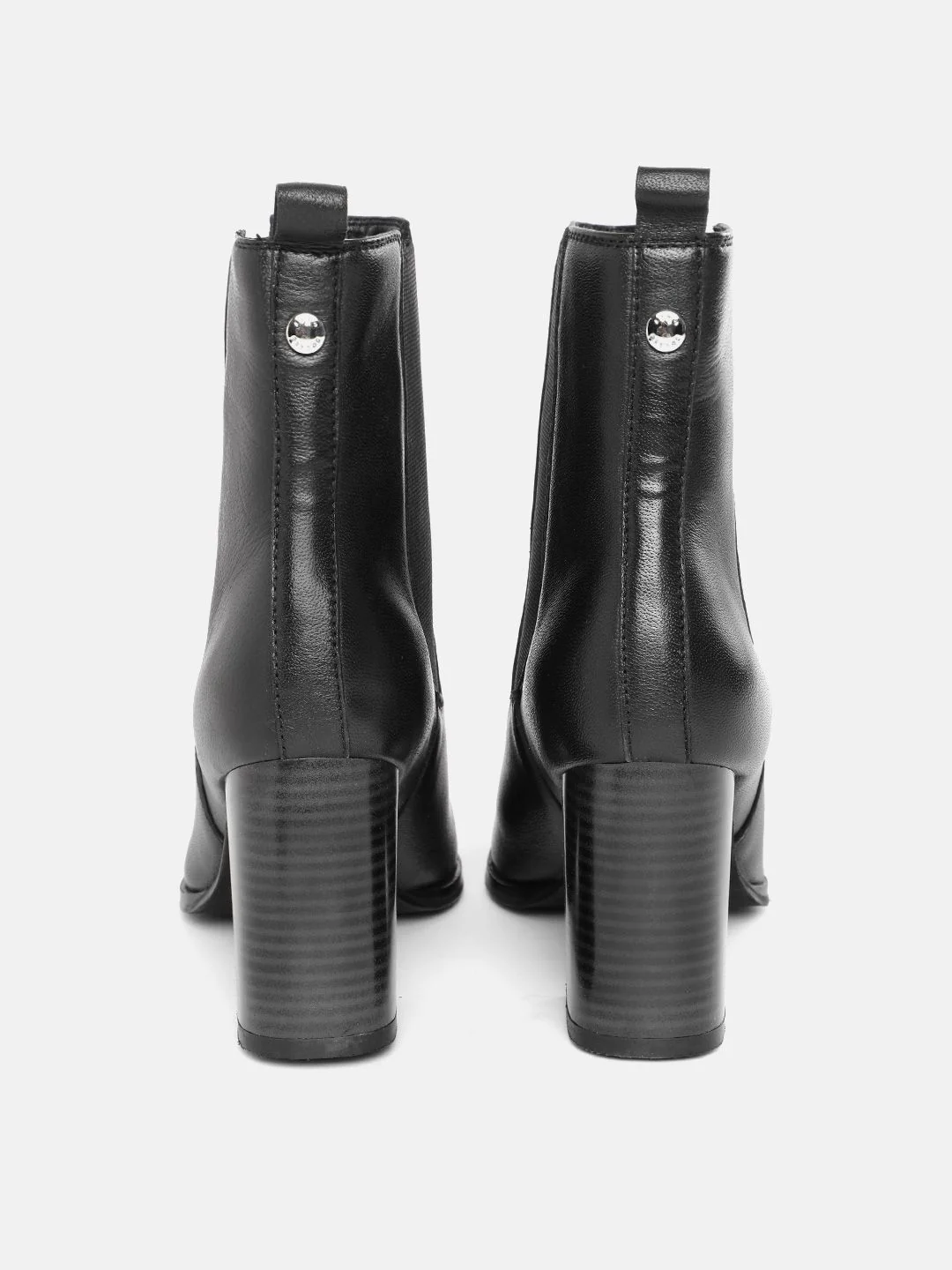 Lino Perros Women Pointed-Toe Chelsea Boots with Block Heels - Image 5