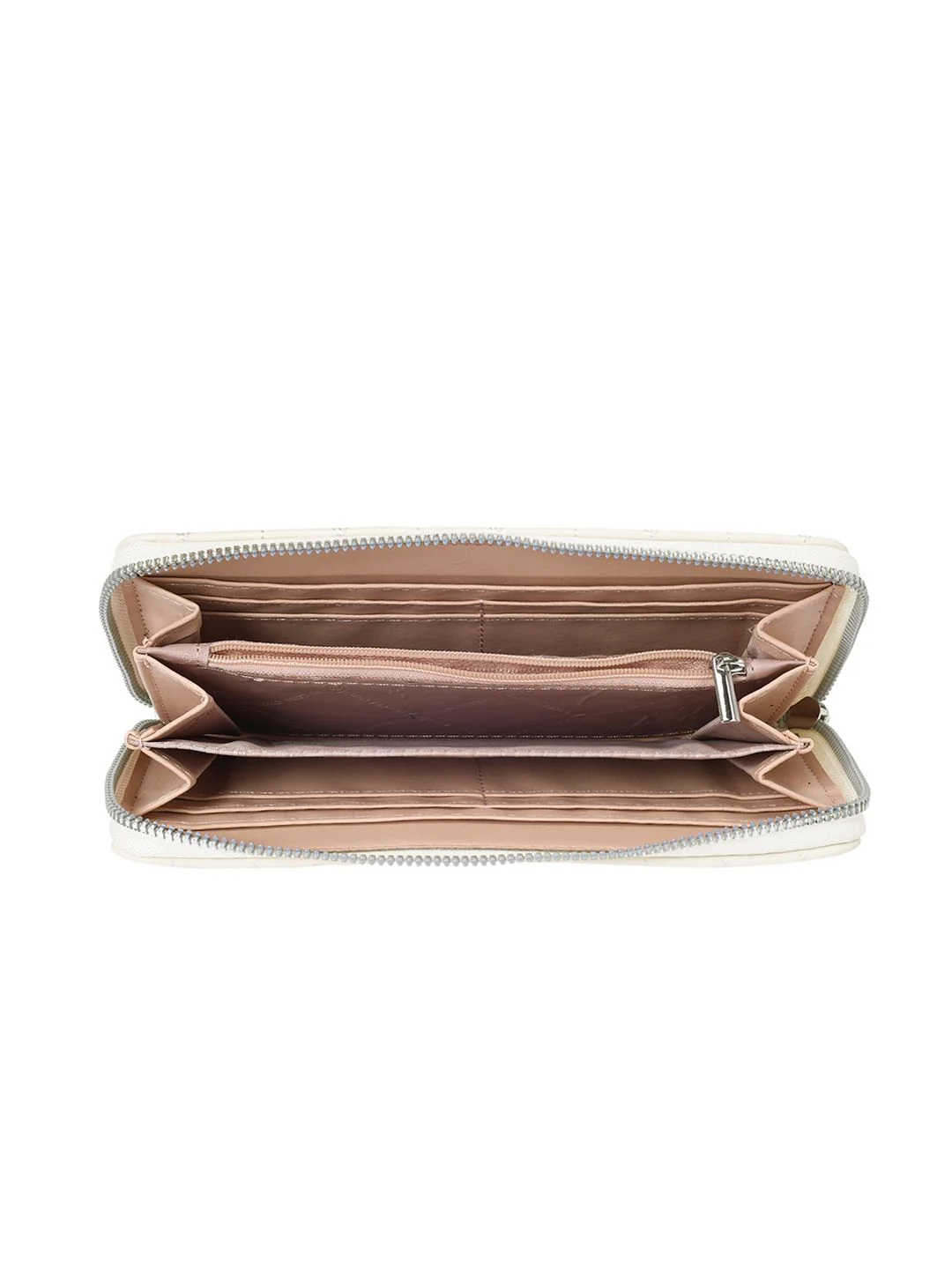 Lino Perros Women Quilted Zip Around Wallet - Image 4