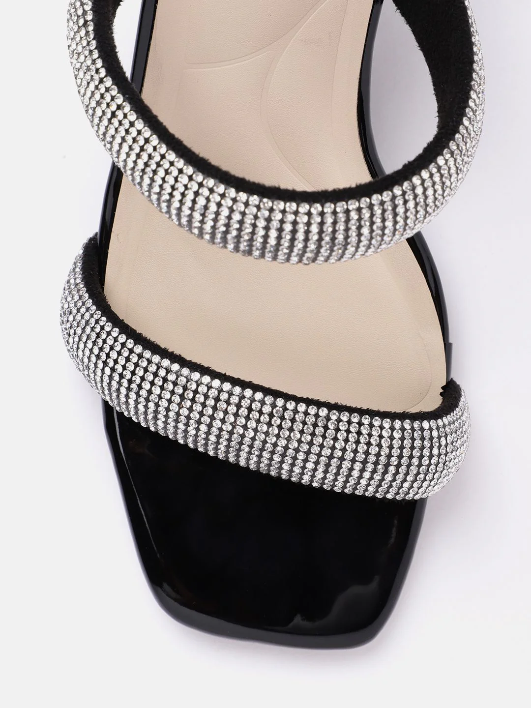 Lino Perros Women Rhinestones Embellished Slim Heels - Image 4