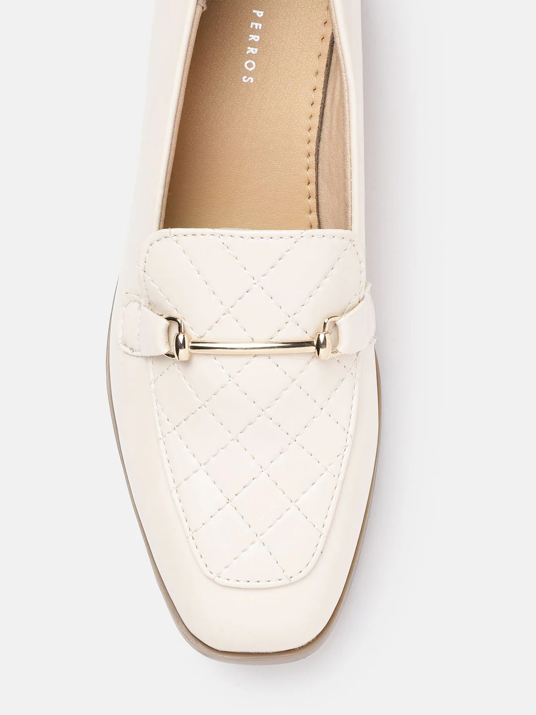 Lino Perros Women Woven Design Loafers - Image 4