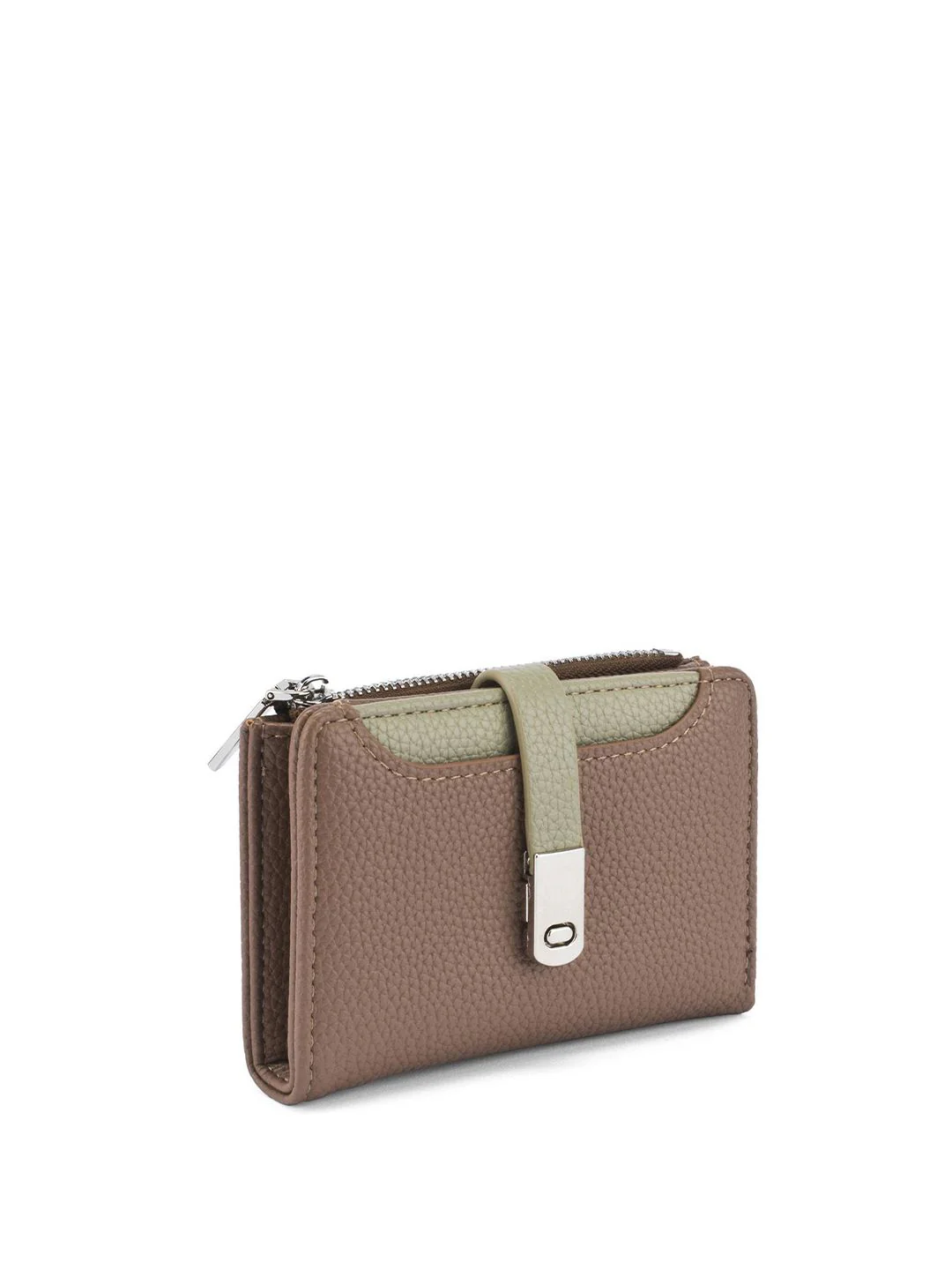 Lino Perros Women Zip Detail Two Fold Wallet - Image 4