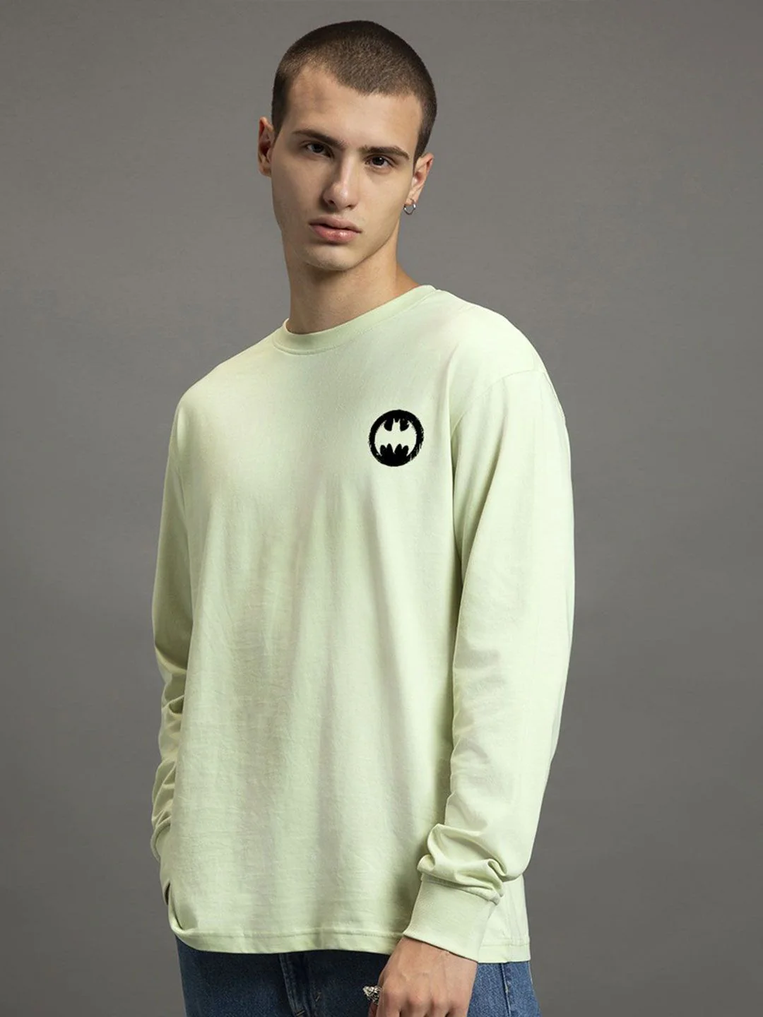 Men's Batman Graphic Oversized T-Shirt - Image 3