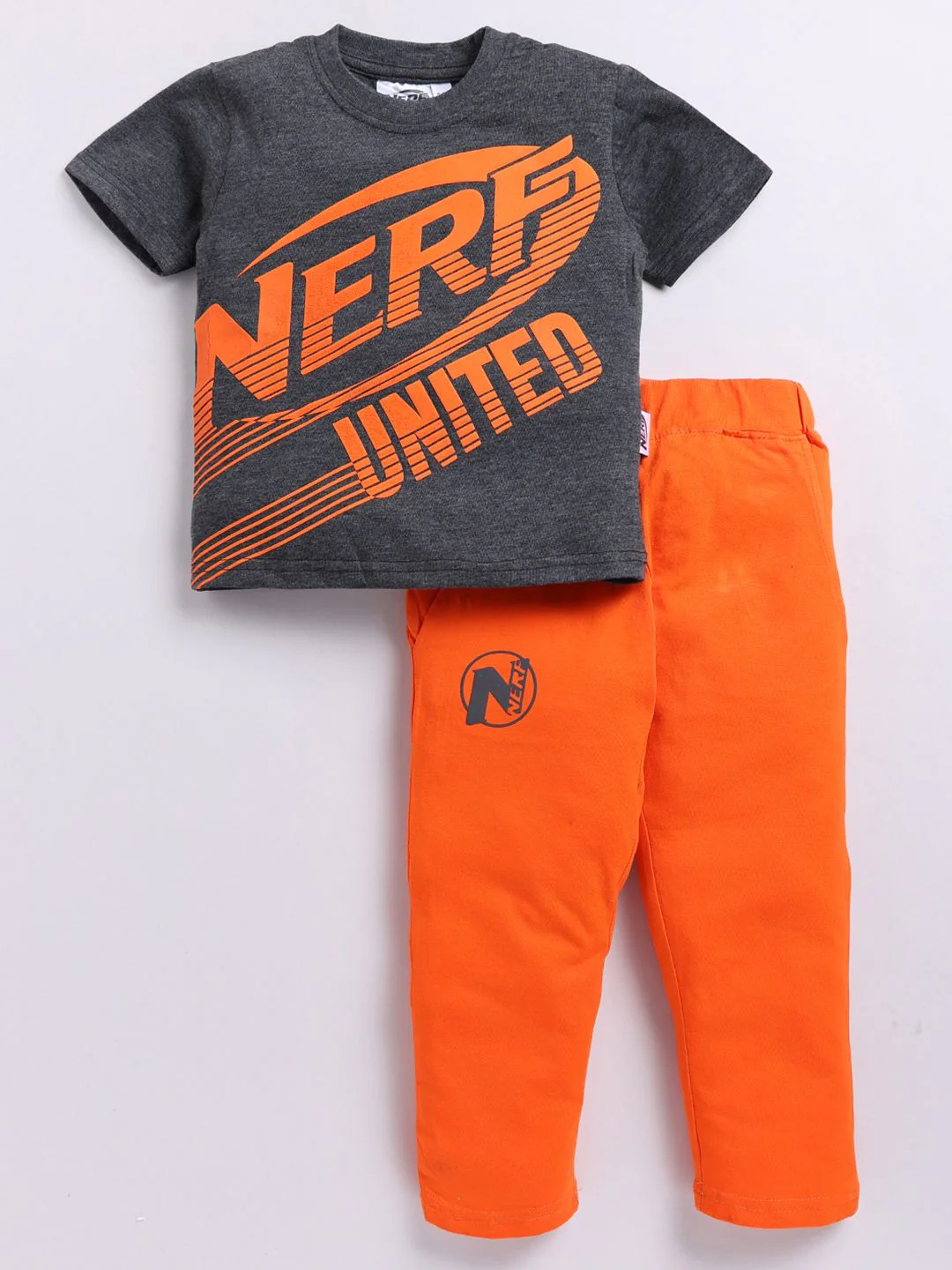 Moms Love Boys Printed T-Shirt With Trousers - Image 2