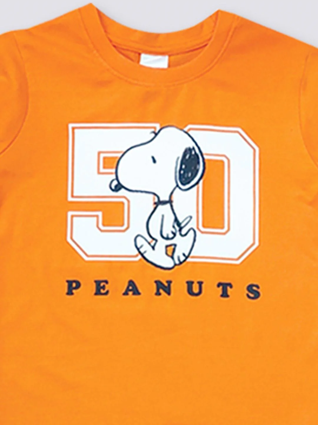 Moms Love Infant Boys Peanuts Printed Cotton T-shirt with Trousers - Image 4