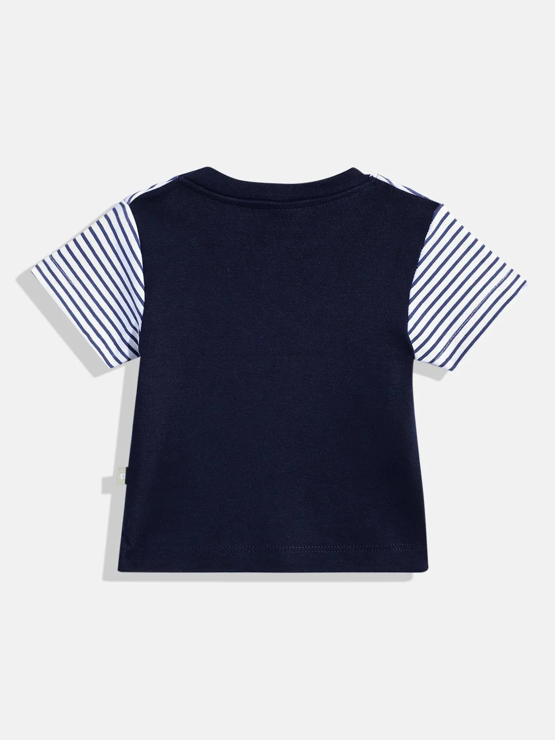 Moms Love Infant Boys Pure Cotton T-shirt With Joggers - Image 2