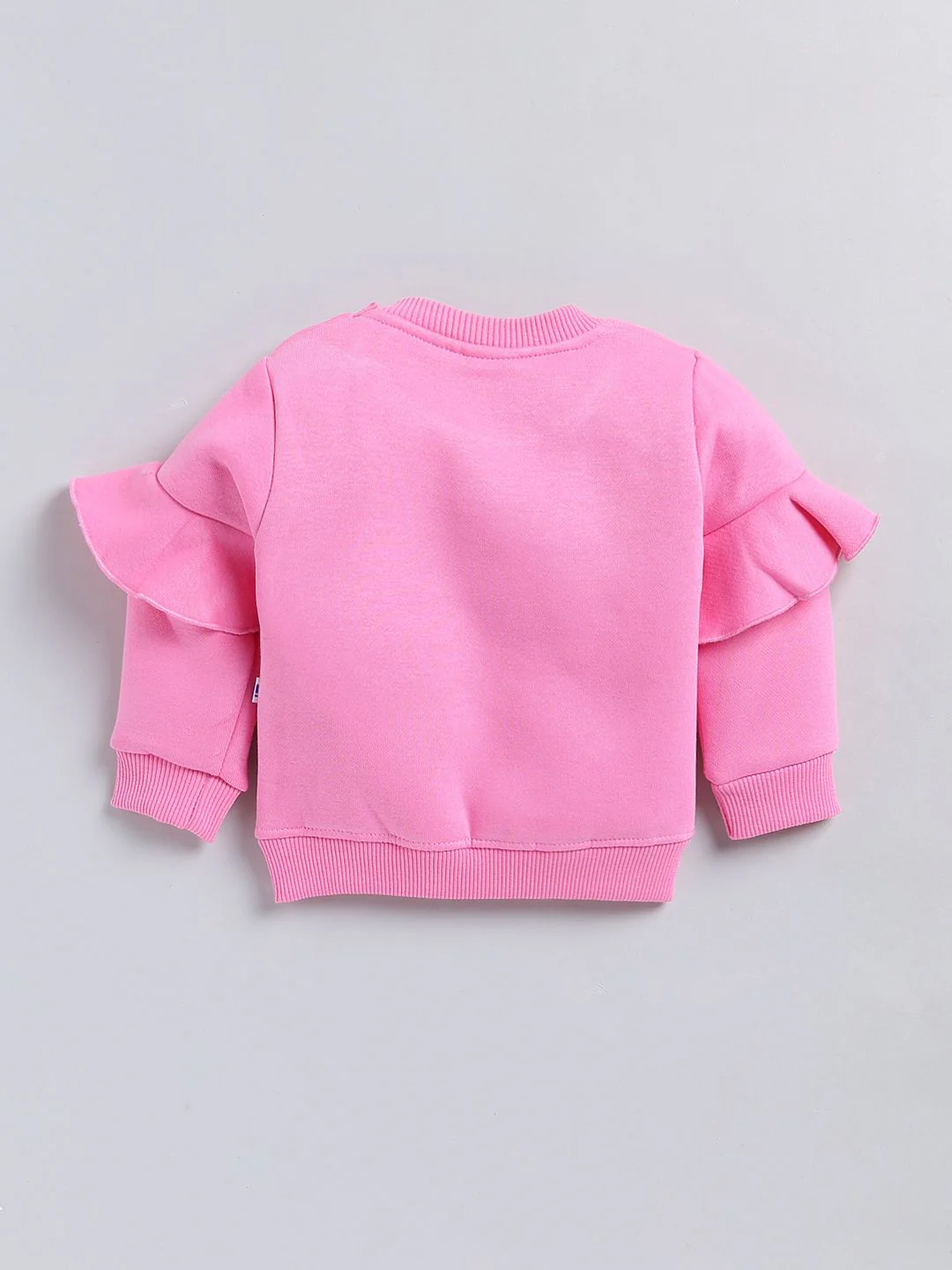 Moms Love Infant Girls Embroidered Pure Cotton Sweatshirt - Image 2
