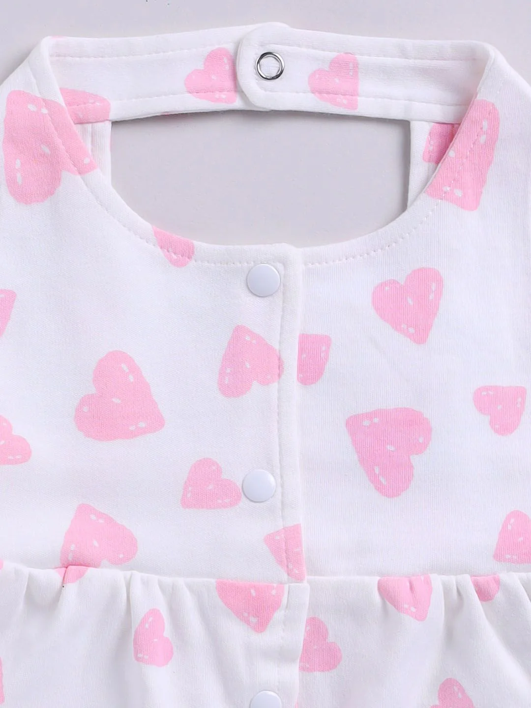 Moms Love Infant Girls Print Pure Cotton Fit & Flare Dress - Image 3