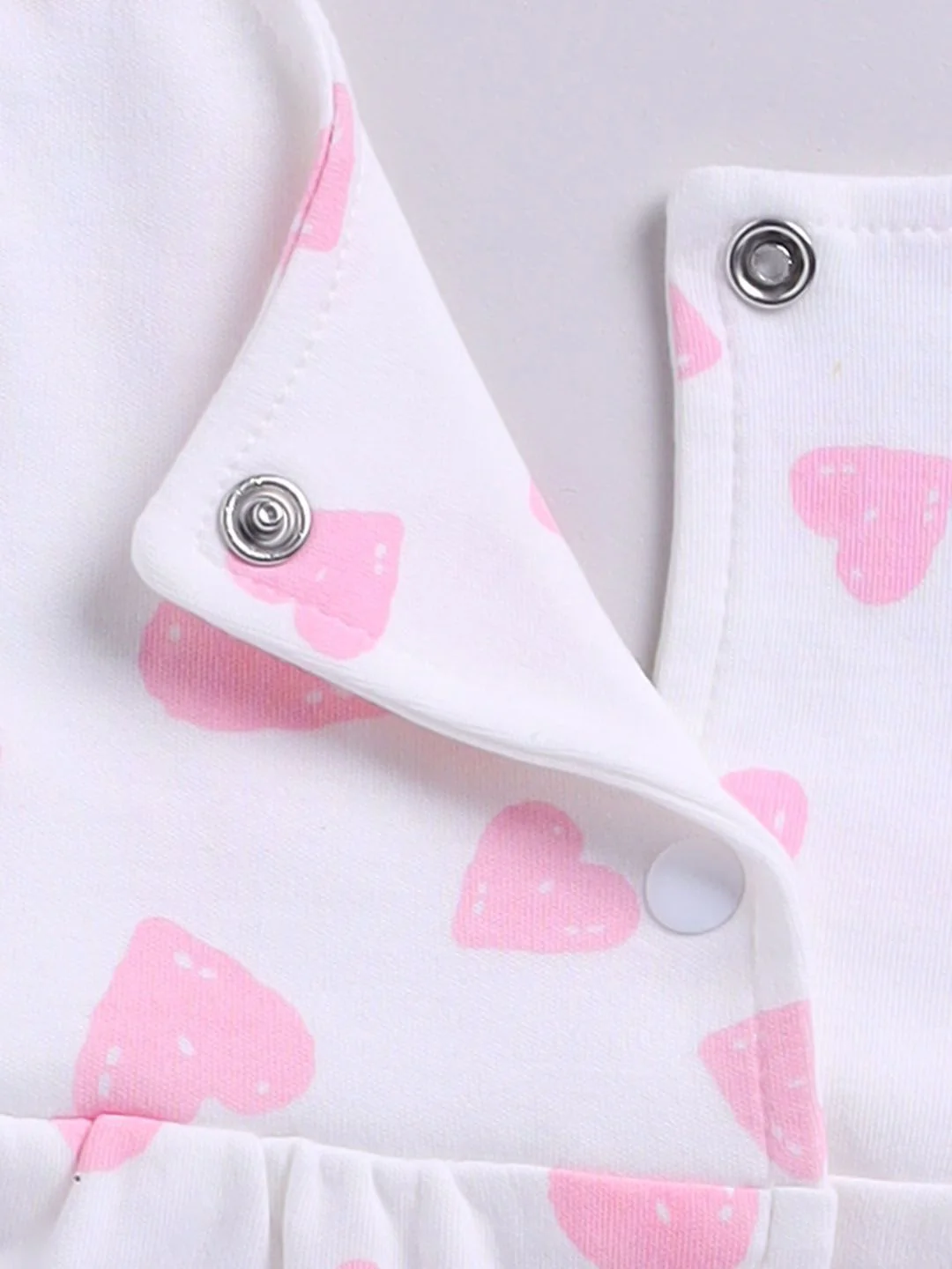 Moms Love Infant Girls Print Pure Cotton Fit & Flare Dress - Image 5