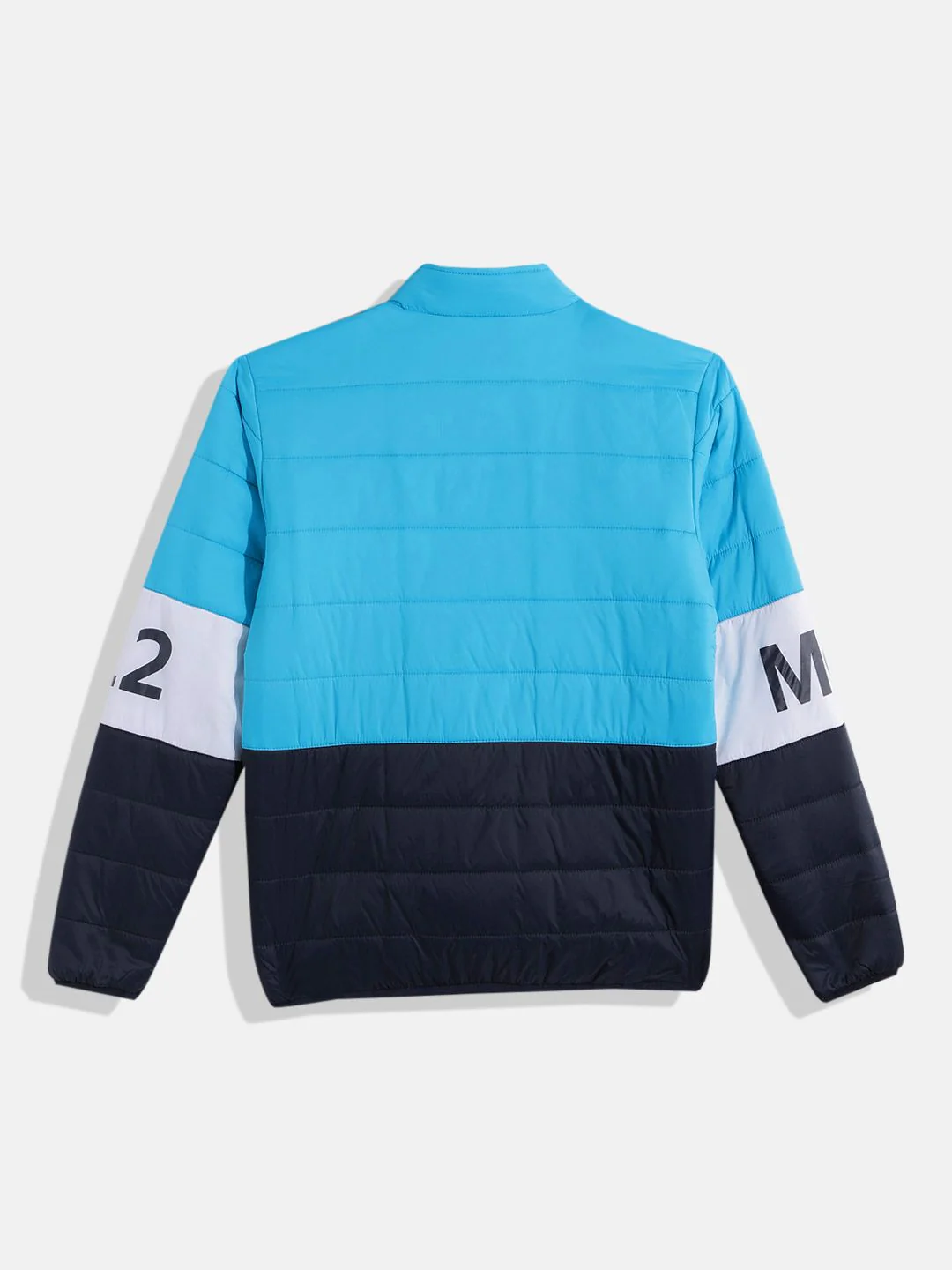 Monte Carlo Boys Camouflage Print & Colourblocked Reversible Padded Jacket - Image 2