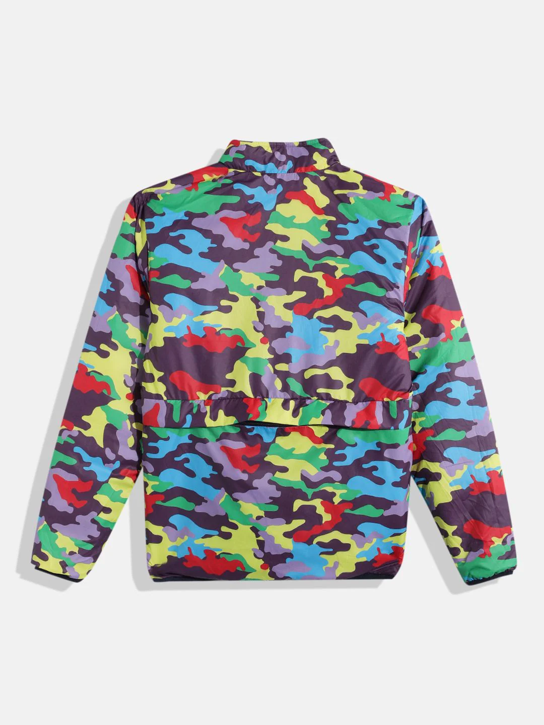 Monte Carlo Boys Camouflage Print & Colourblocked Reversible Padded Jacket - Image 5