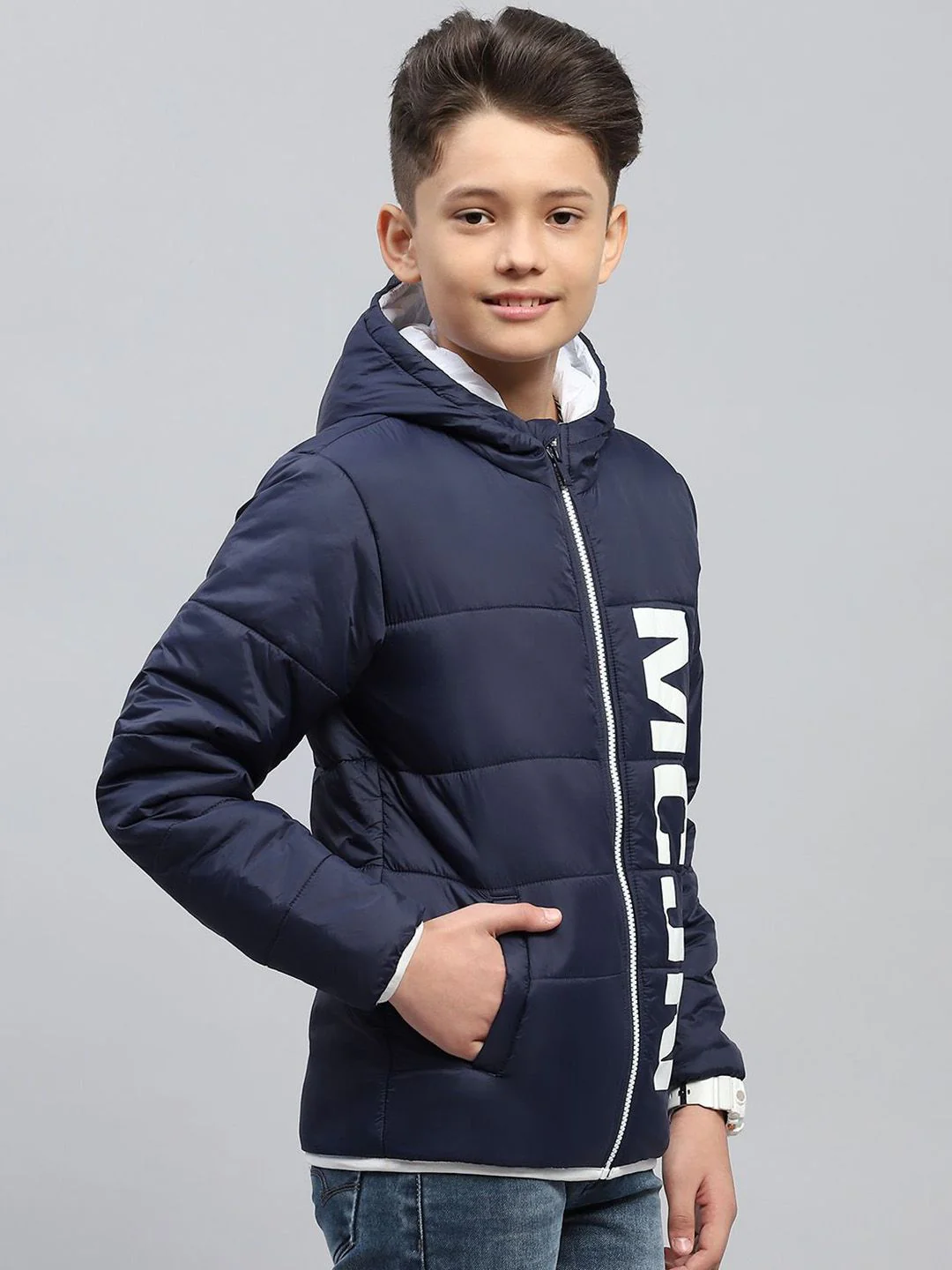 Monte Carlo Boys Nylon Puffer Jacket - Image 3