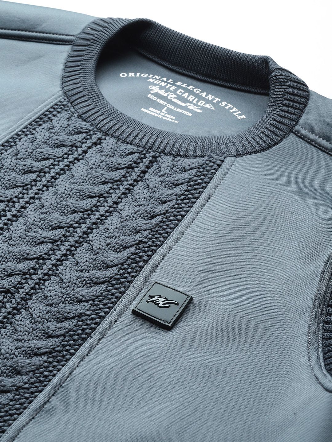 Monte Carlo Cable Knit Detail Sweatshirt - Image 2