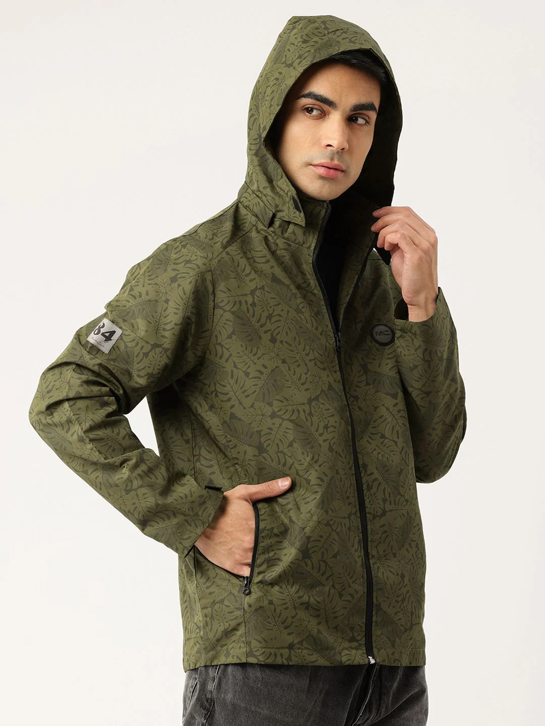Monte Carlo Floral Hooded Tailored Jacket - Image 3
