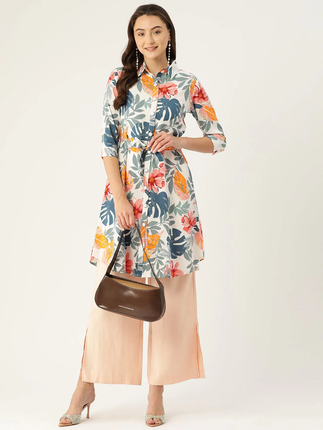 Monte Carlo Floral Printed Kurta - Image 4