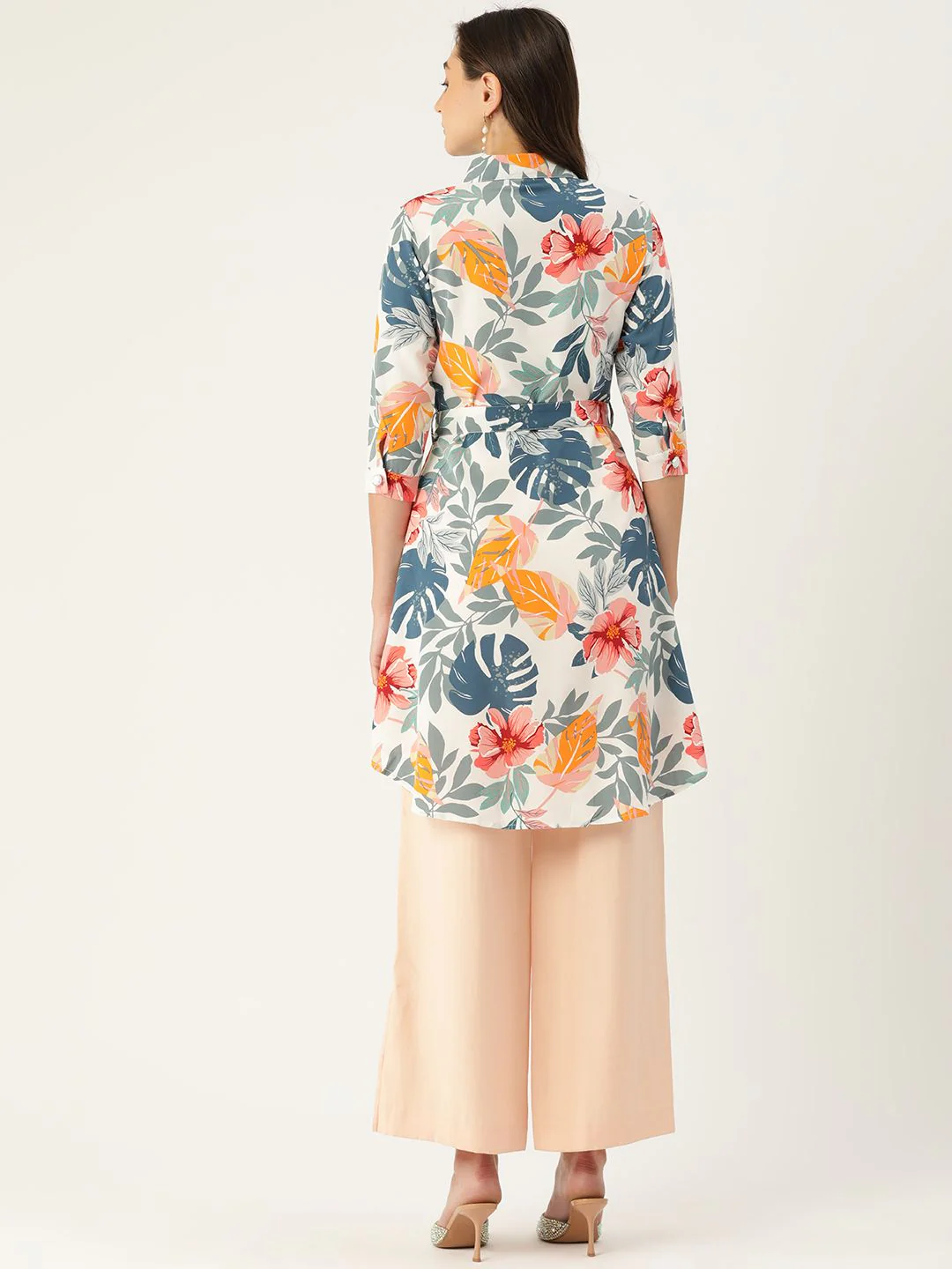 Monte Carlo Floral Printed Kurta - Image 5