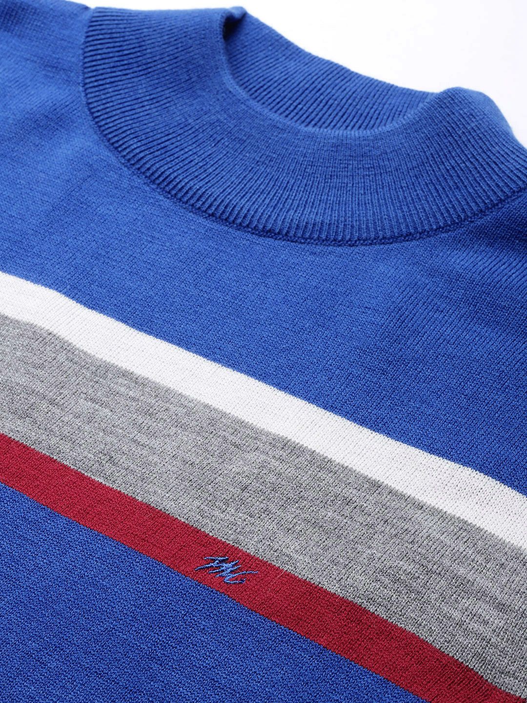 Monte Carlo High Neck Striped Pullover - Image 2