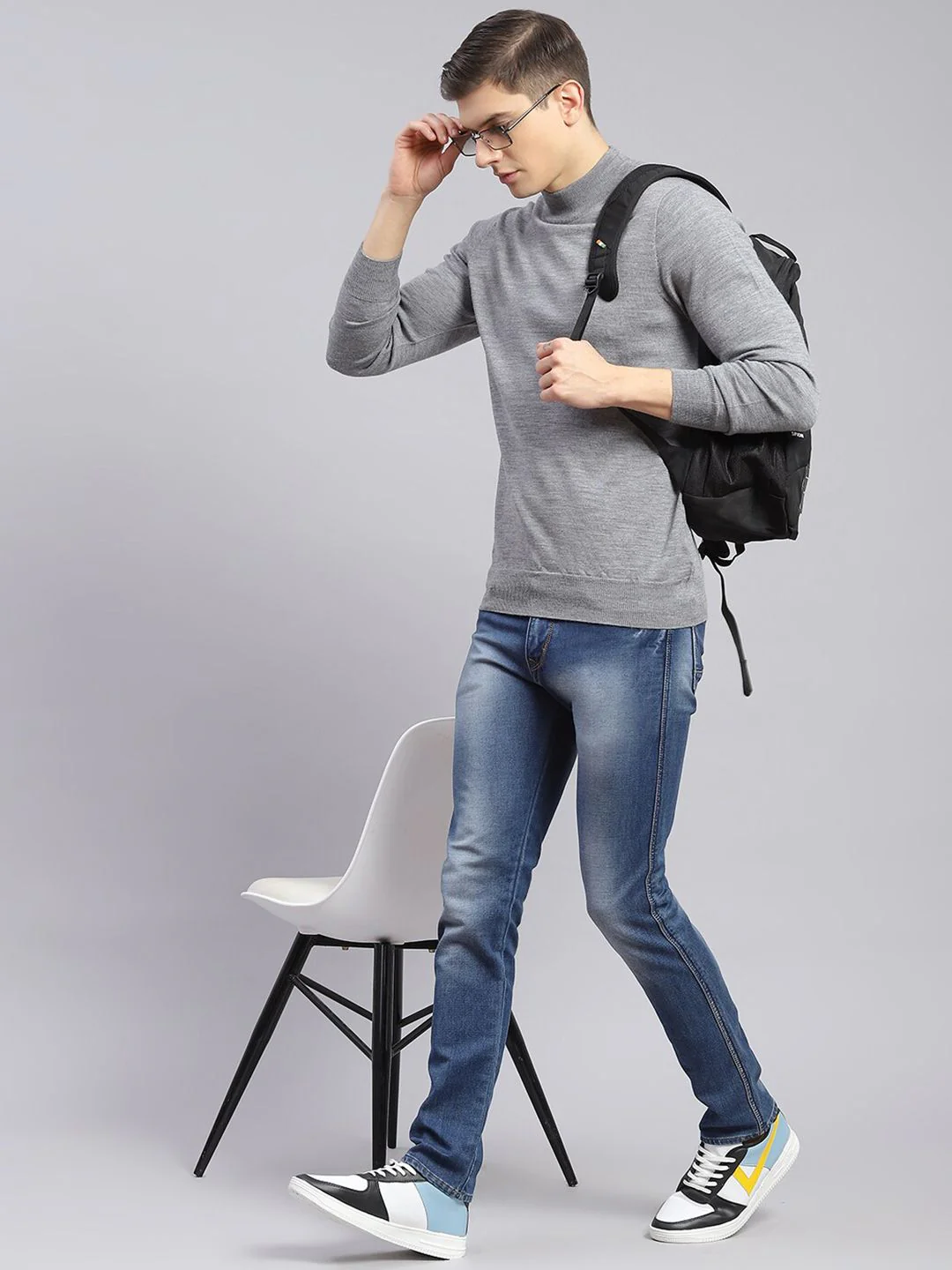 Monte Carlo High Neck Woollen Pullover - Image 6