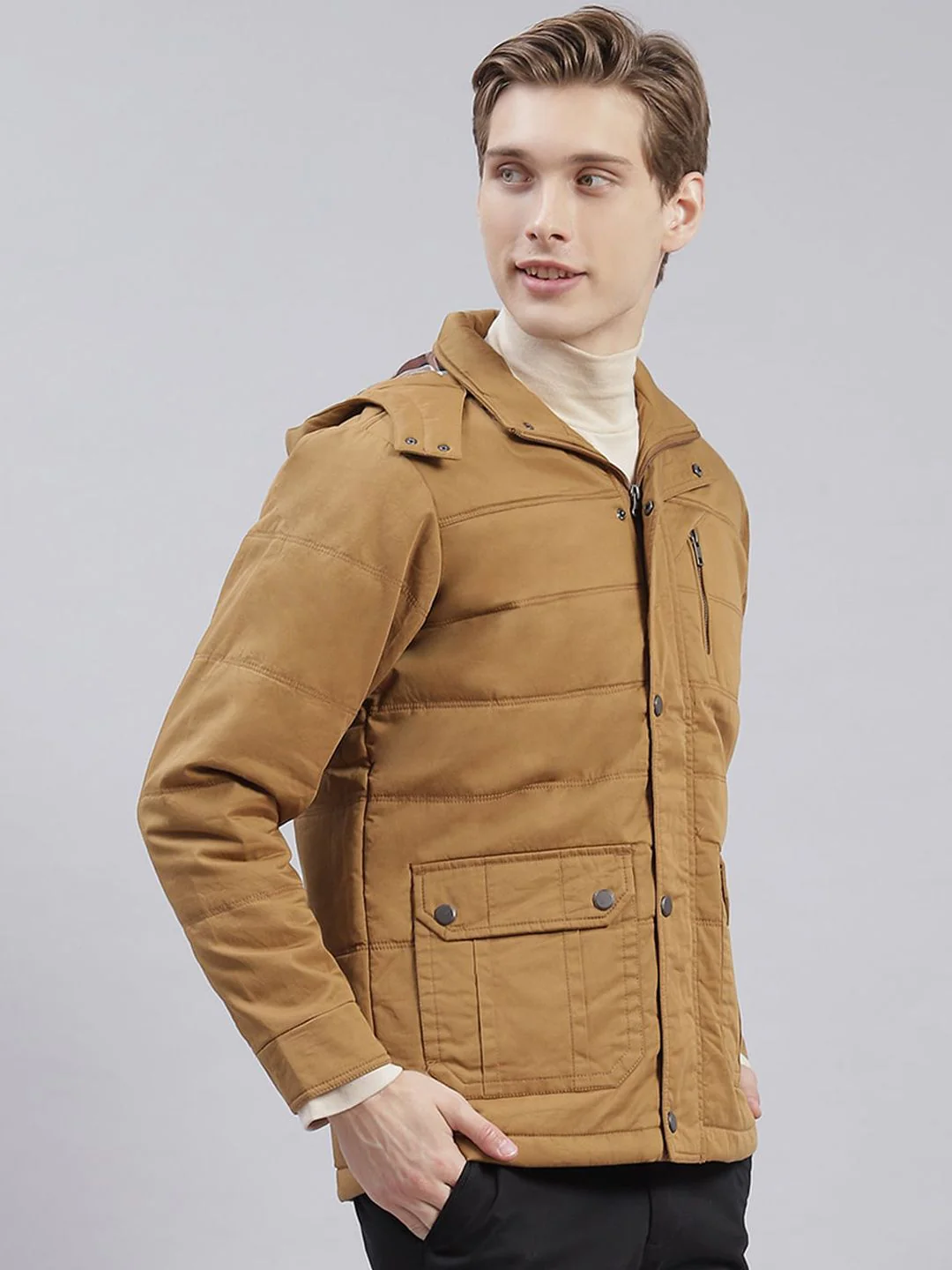 Monte Carlo Lightweight Cotton Padded Jacket - Image 3