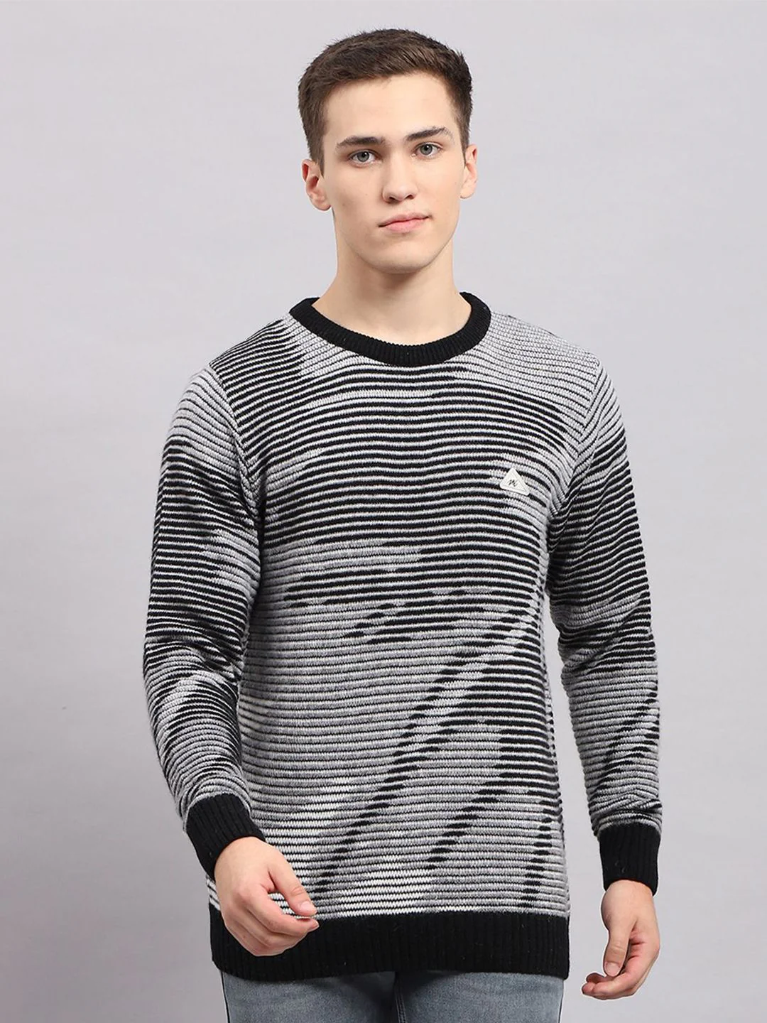Monte Carlo Men Cable Knit Woollen Pullover