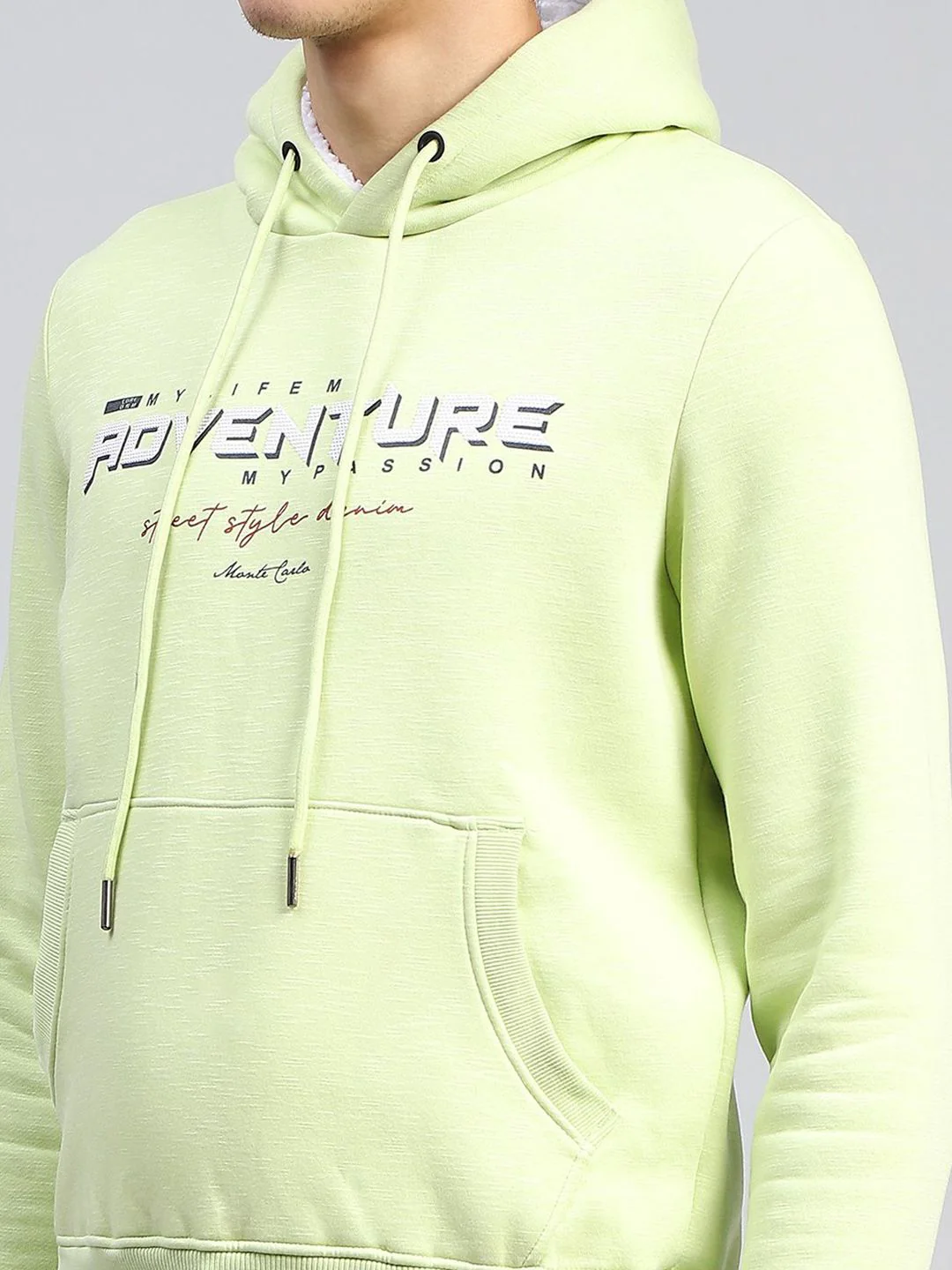 Monte Carlo Men Printed Solid Sweatshirt - Image 2