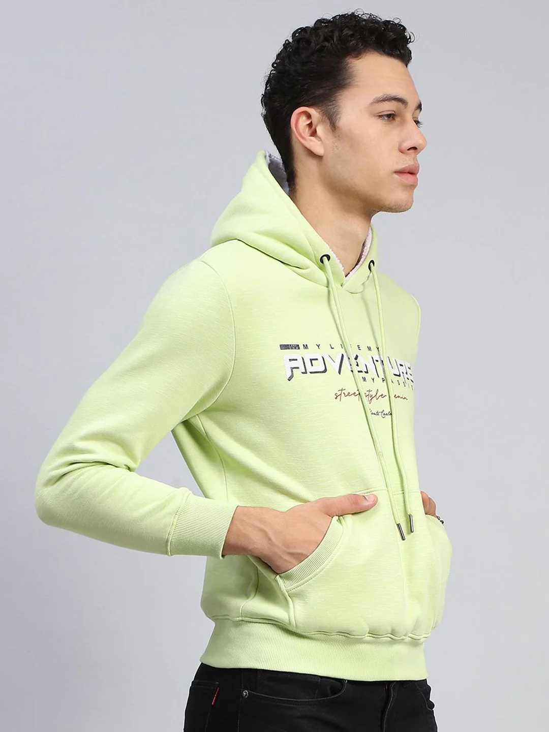 Monte Carlo Men Printed Solid Sweatshirt - Image 3