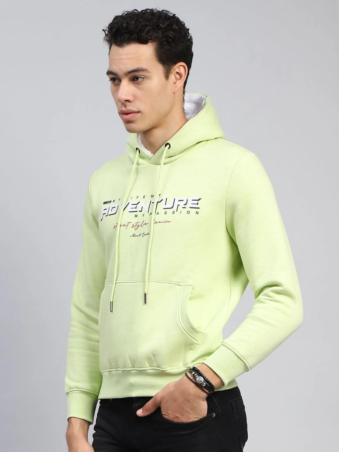 Monte Carlo Men Printed Solid Sweatshirt - Image 5