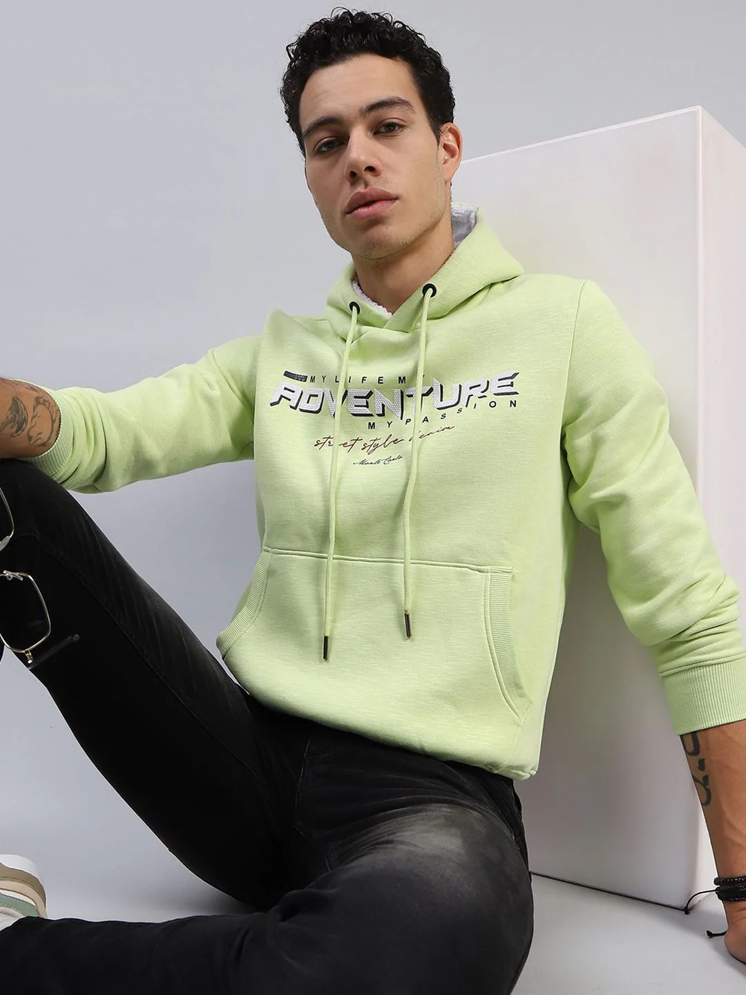 Monte Carlo Men Printed Solid Sweatshirt - Image 7