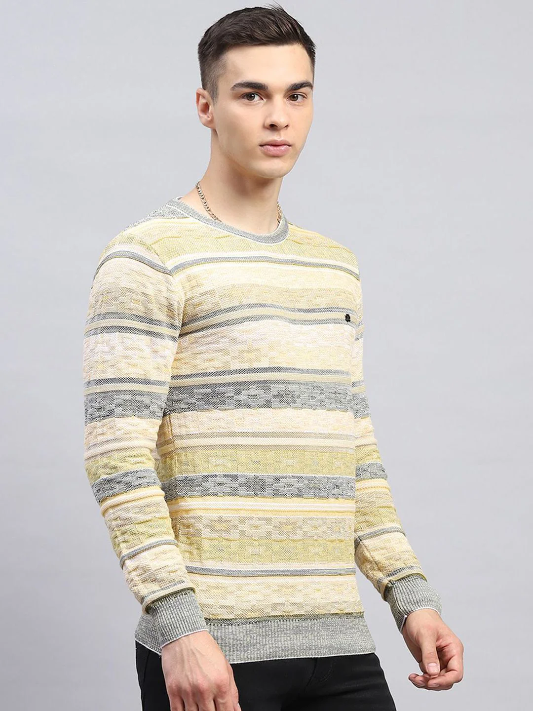 Monte Carlo Men Striped Pullover - Image 3