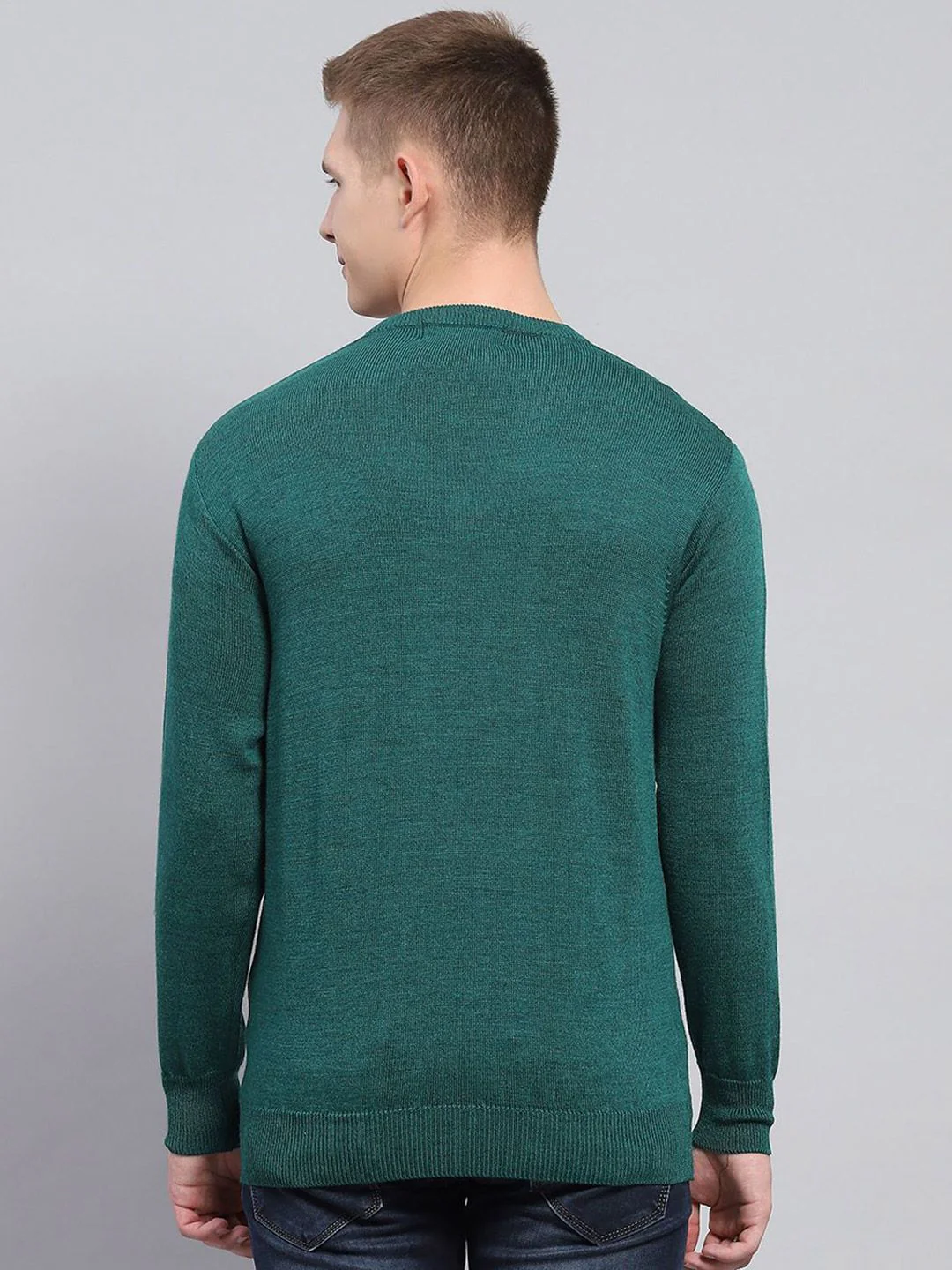Monte Carlo Men V Neck Woollen Pullover - Image 4