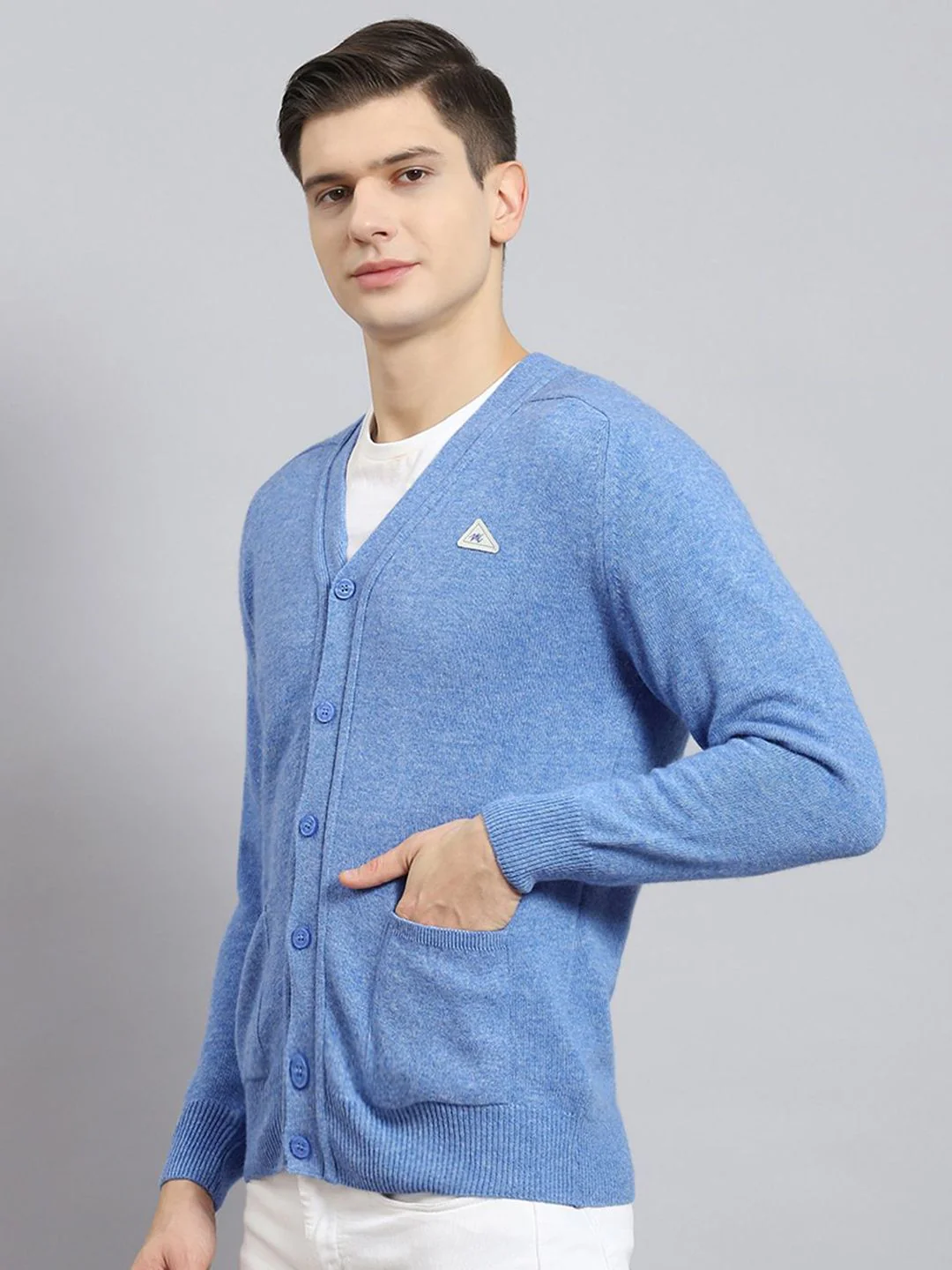 Monte Carlo Men Woollen Cardigan - Image 4