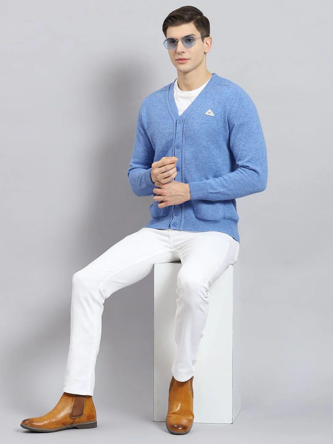 Monte Carlo Men Woollen Cardigan - Image 7