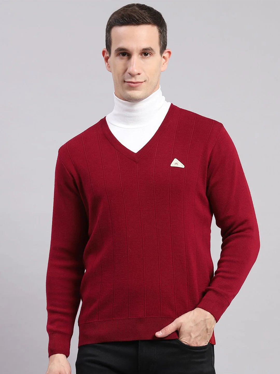 Monte Carlo Men Woollen Pullover - Image 2