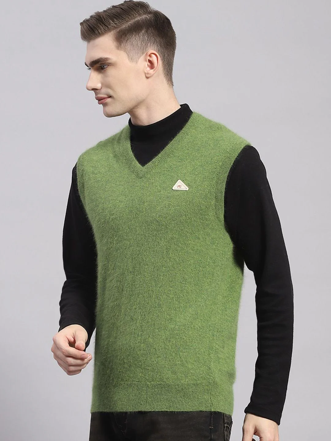 Monte Carlo Men Woollen Sweater Vest - Image 5