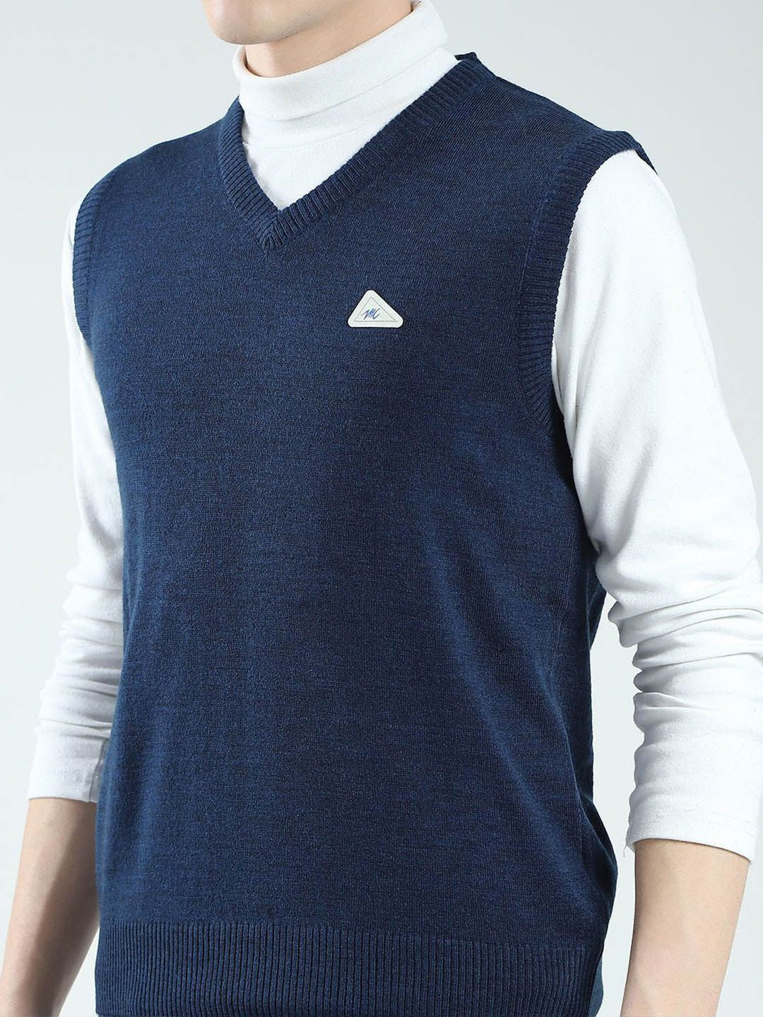 Monte Carlo Men Woollen Sweater Vest - Image 2