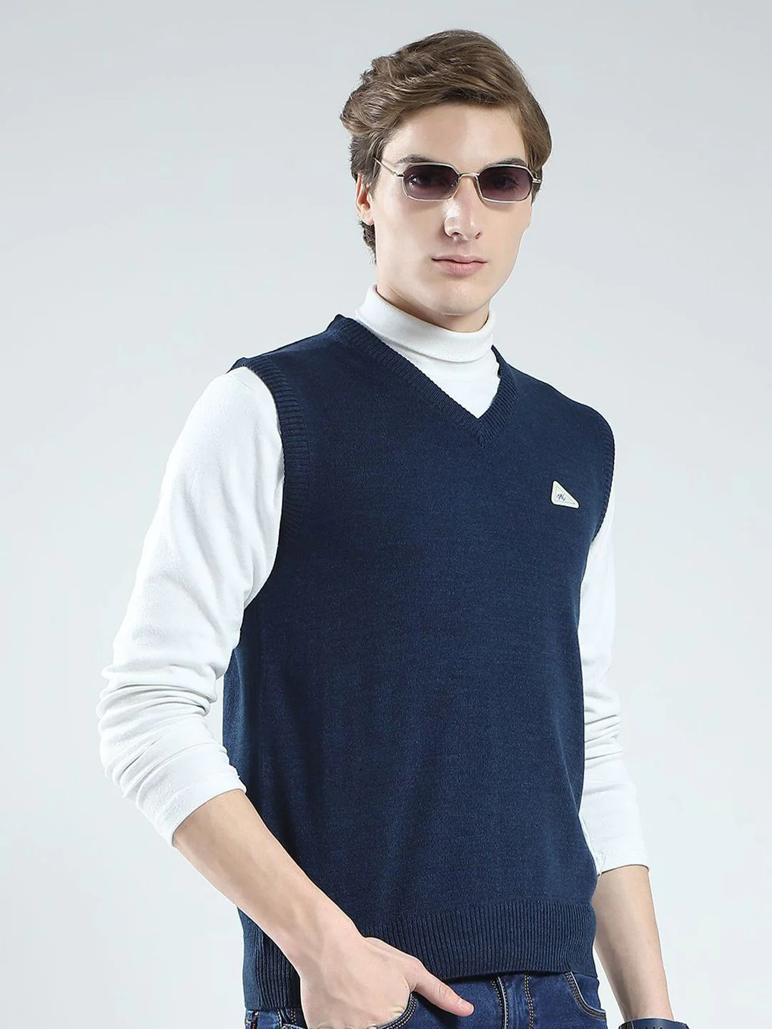 Monte Carlo Men Woollen Sweater Vest - Image 3