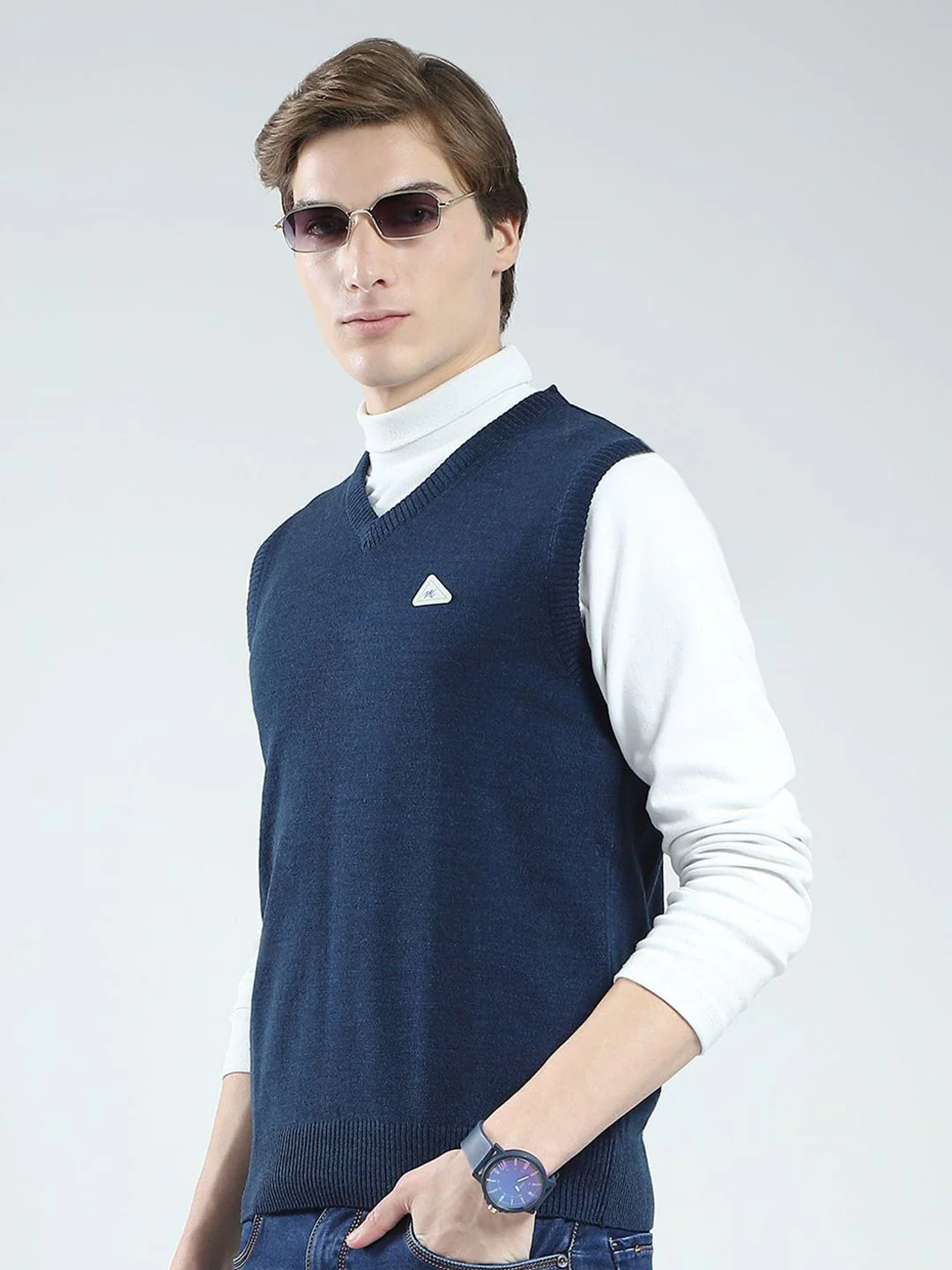 Monte Carlo Men Woollen Sweater Vest - Image 5