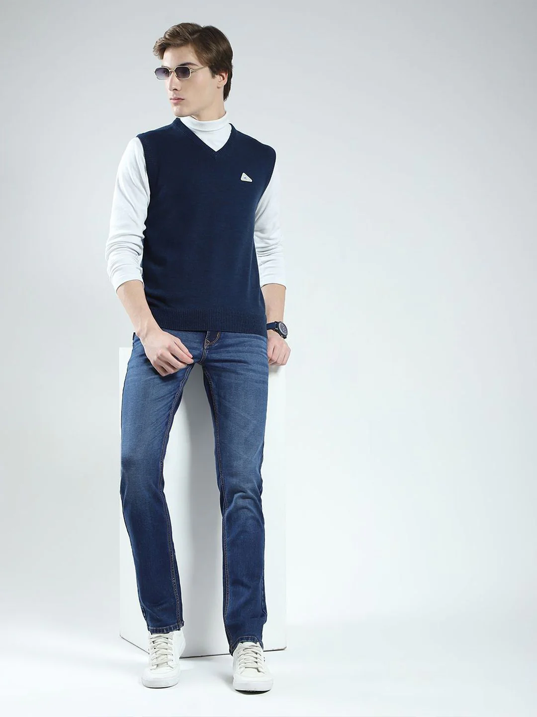 Monte Carlo Men Woollen Sweater Vest - Image 6