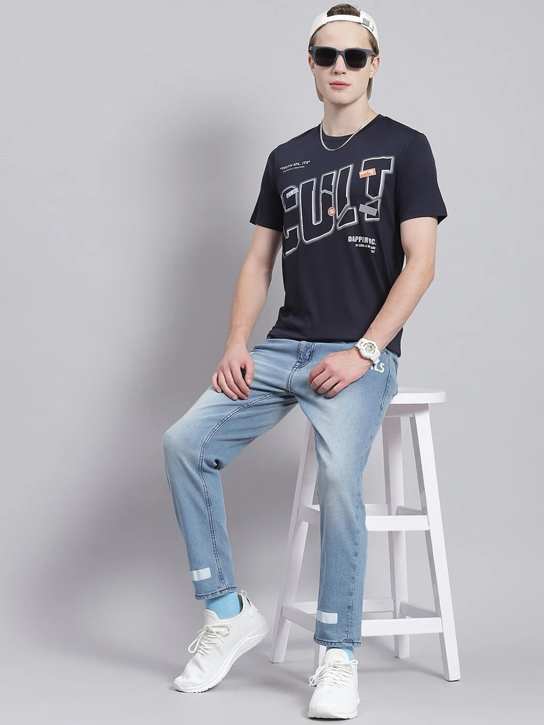 Monte Carlo Typography Printed Cotton T-shirt - Image 6