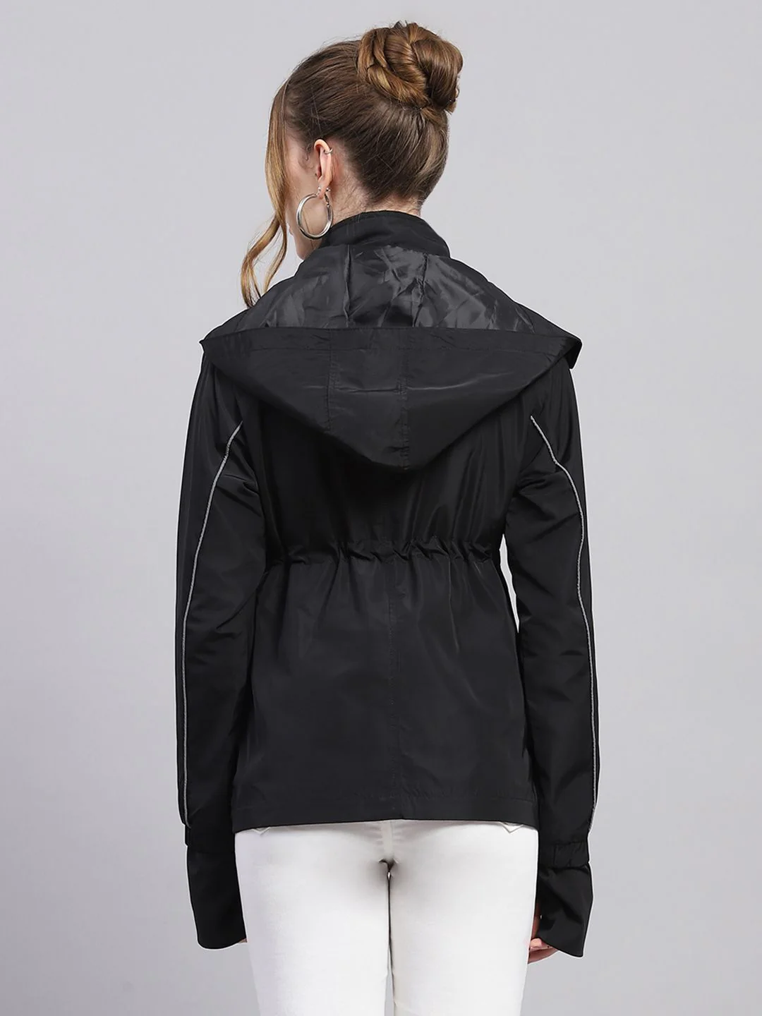Monte Carlo Water Repellent Toggle Waist Hooded Tailored Jacket - Image 5