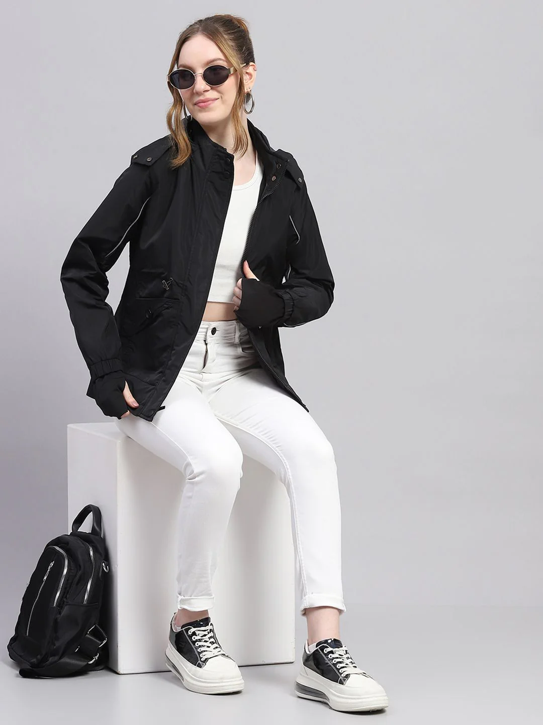 Monte Carlo Water Repellent Toggle Waist Hooded Tailored Jacket - Image 6