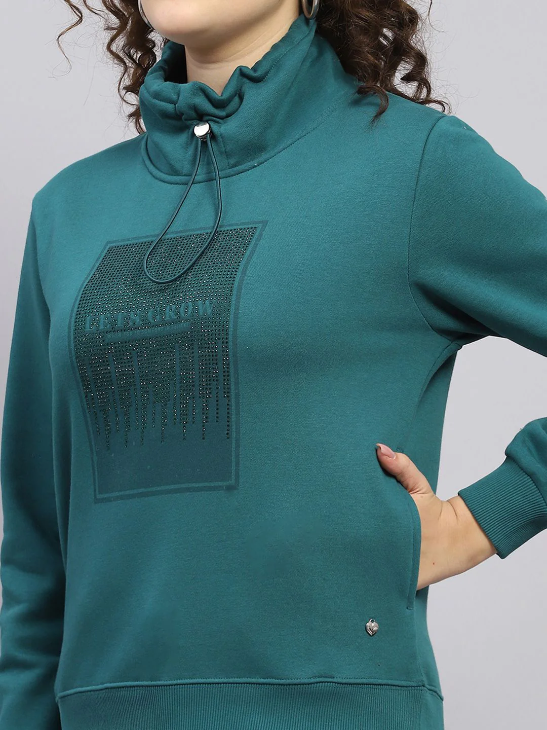 Monte Carlo Women Embellished Sweatshirt - Image 2