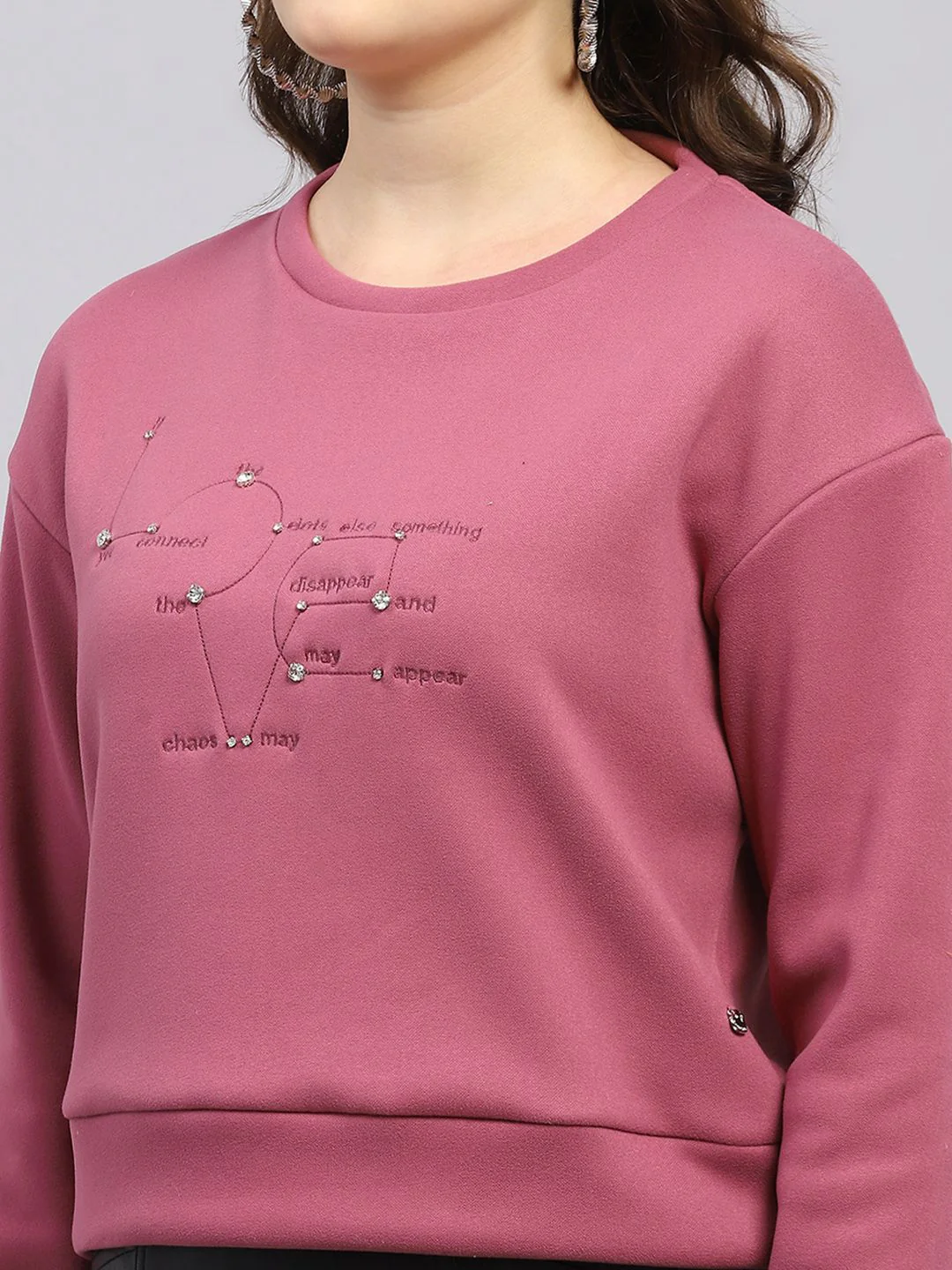 Monte Carlo Women Embroidered Sweatshirt - Image 2