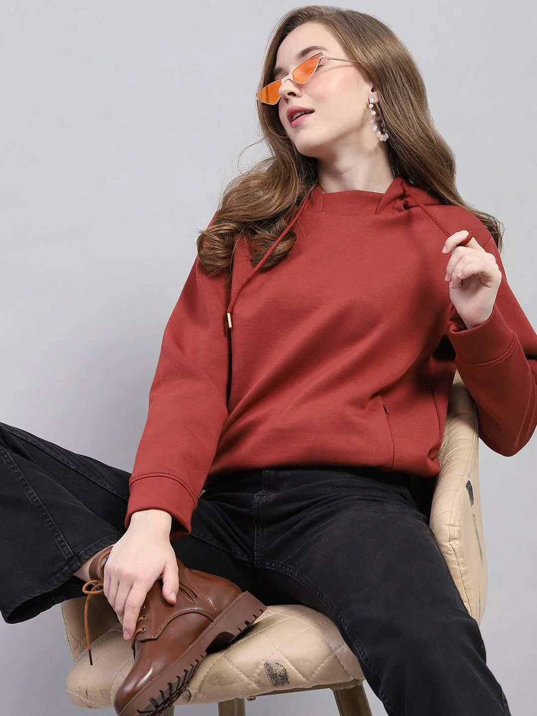 Monte Carlo Women Hooded Long Sleeves Sweatshirt - Image 7
