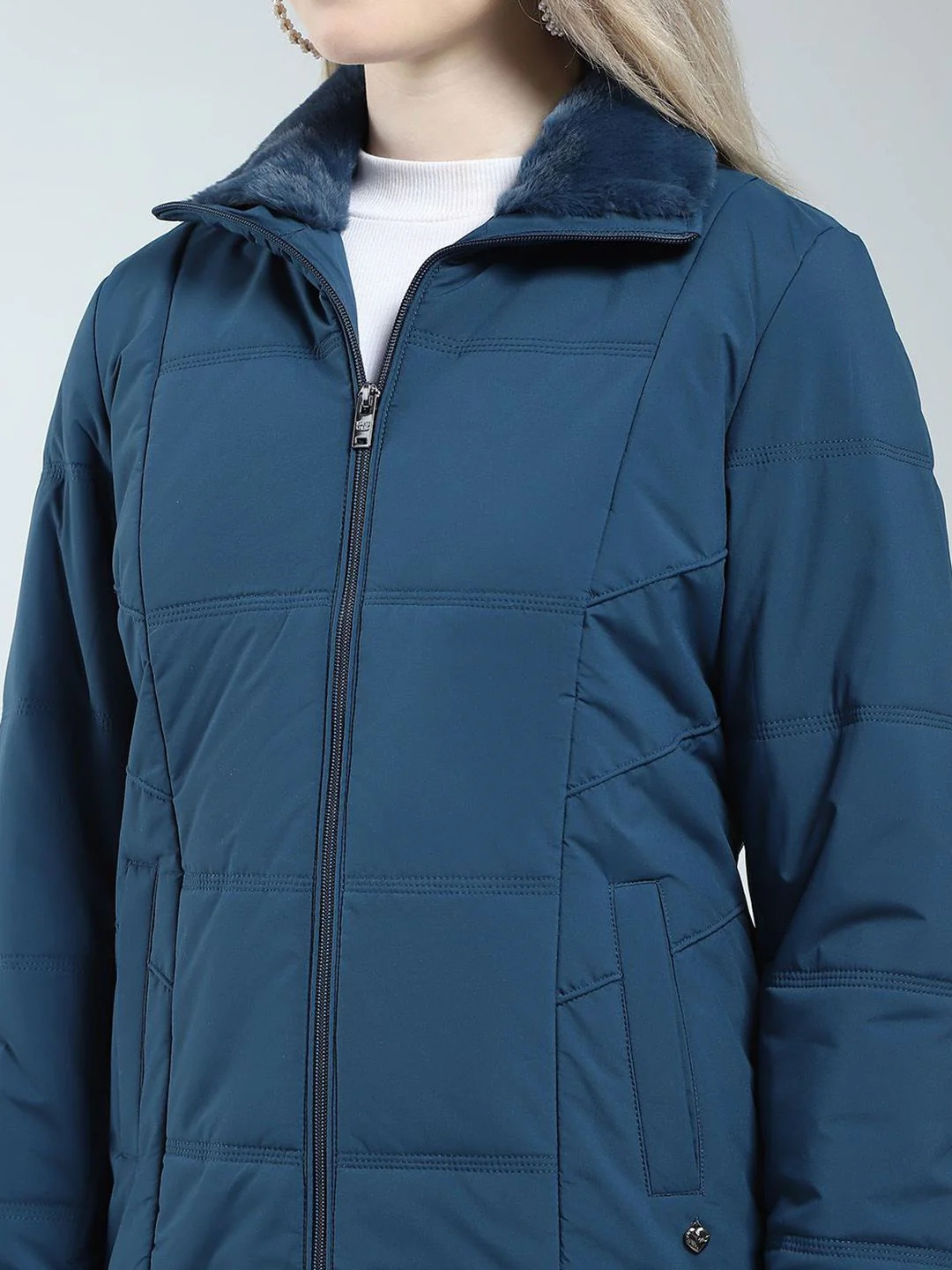Monte Carlo Women Solid Padded Jacket - Image 2