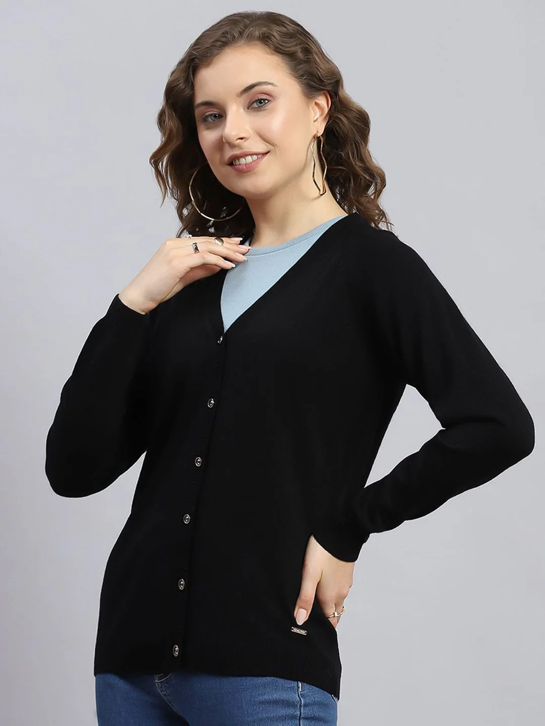Monte Carlo Women Woollen Cardigan - Image 5